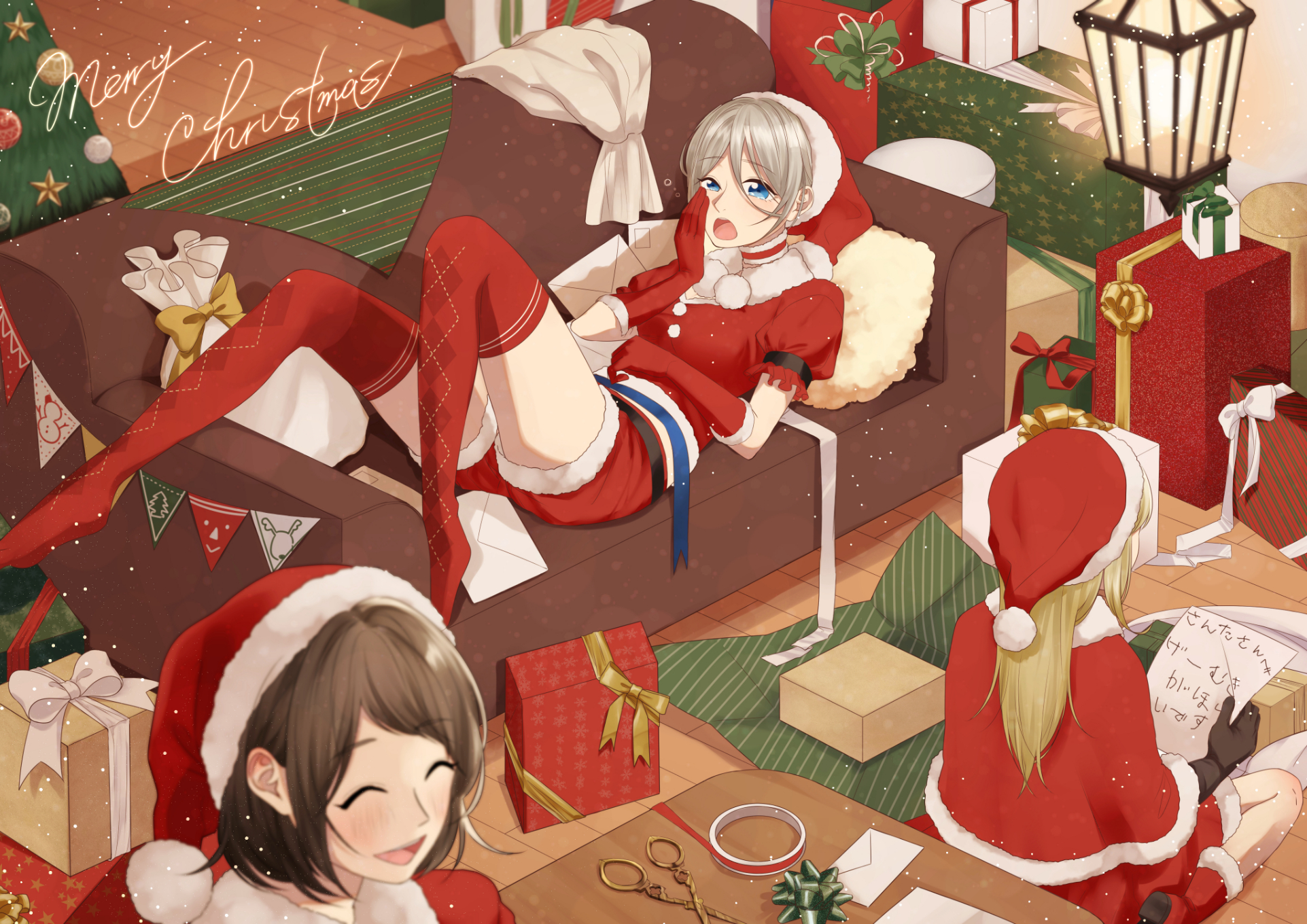 Baixe gratuitamente a imagem Anime, Natal, Feliz Natal na área de trabalho do seu PC