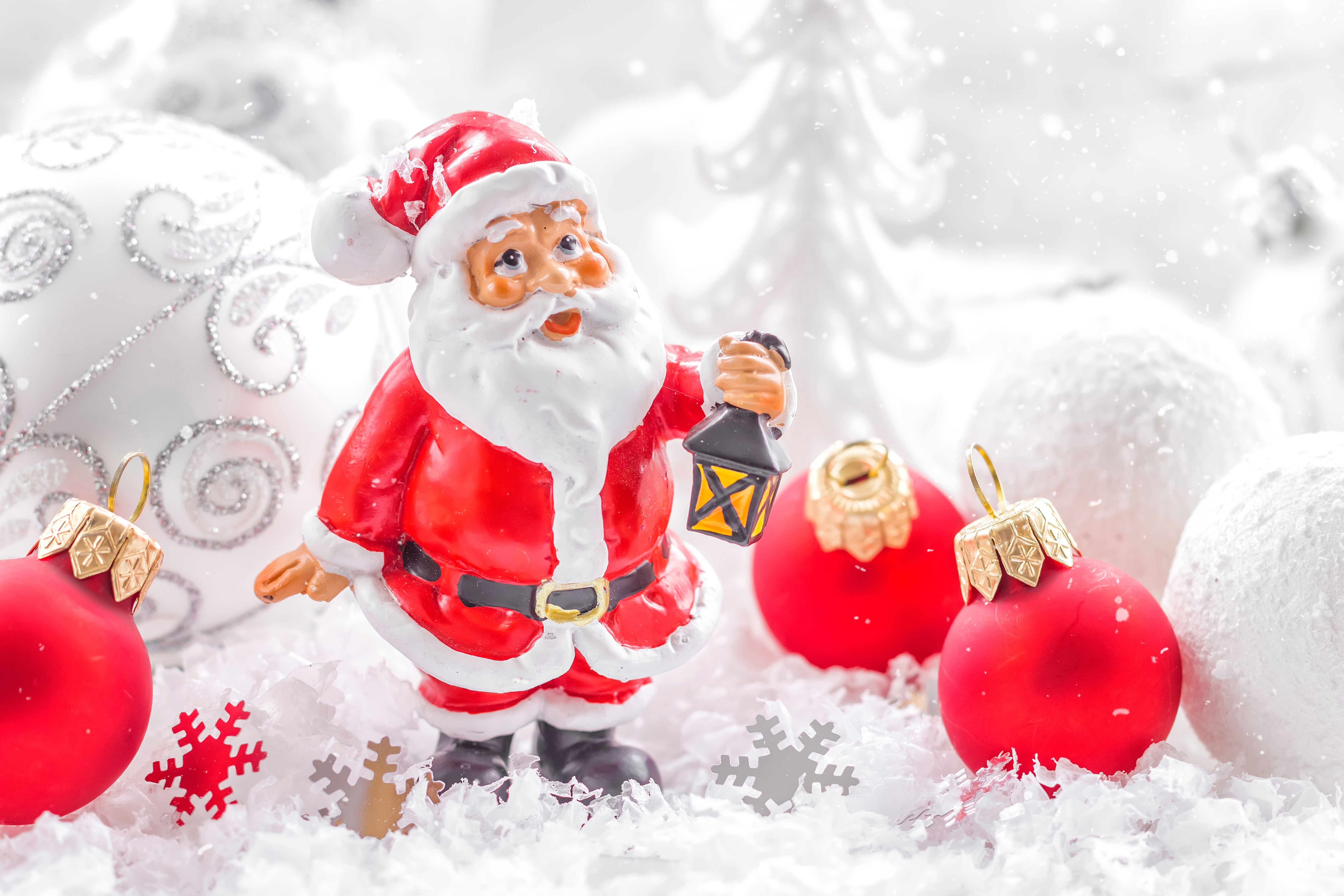 Download mobile wallpaper Christmas, Holiday, Santa, Christmas Ornaments for free.