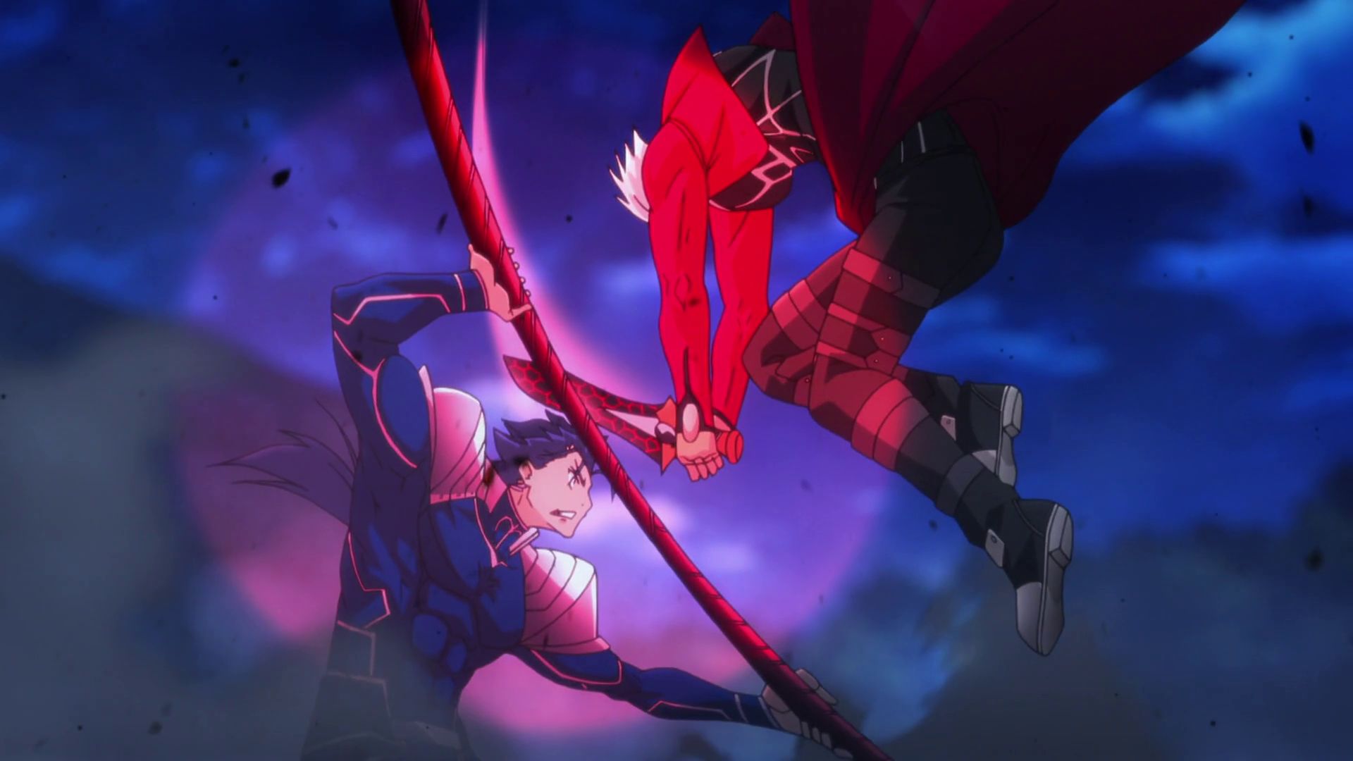 anime, fate/stay night: unlimited blade works, archer (fate/stay night), lancer (fate/stay night), fate series