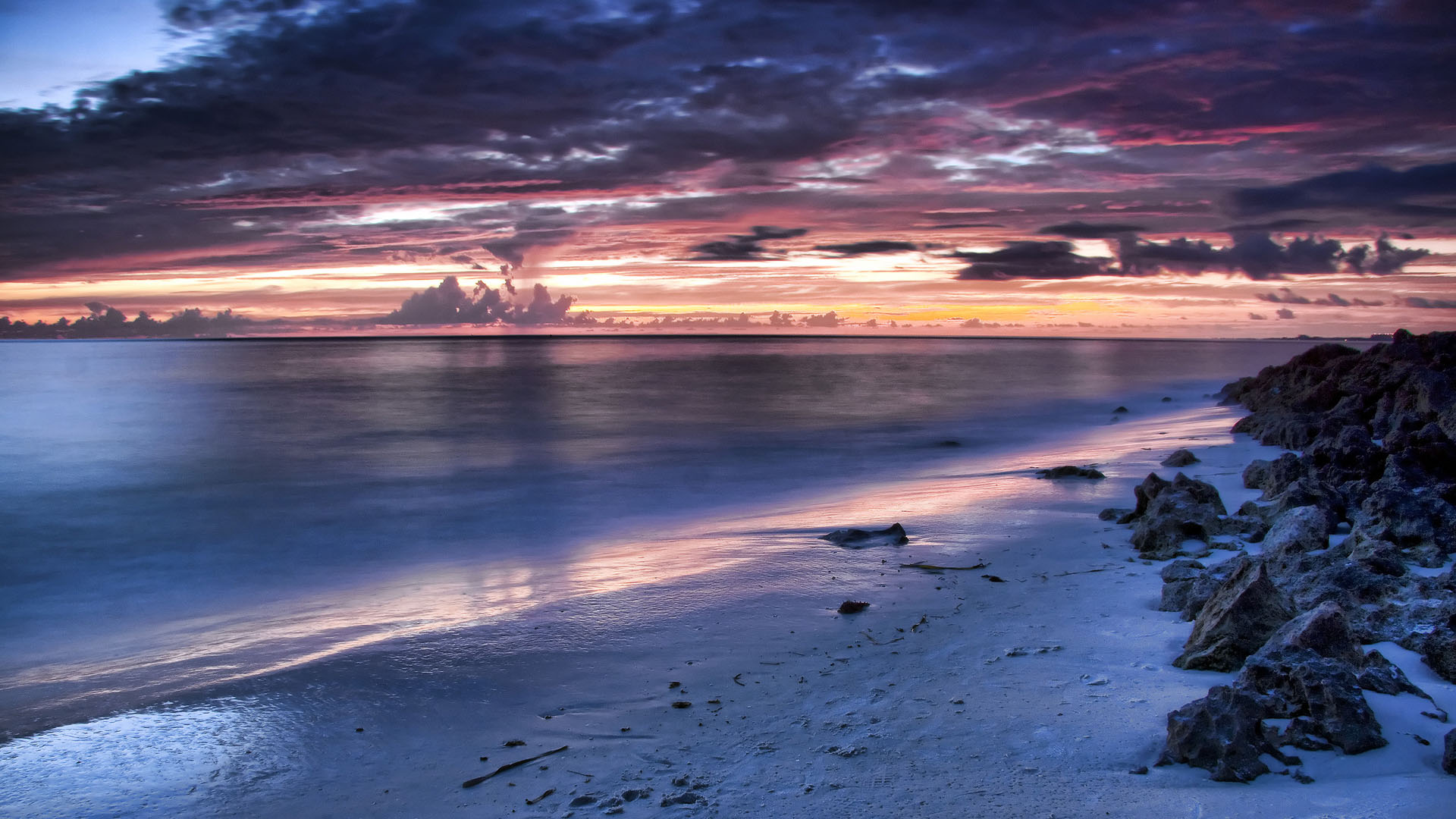 Скачать картинку Закат, Пляж, Земля/природа в телефон бесплатно.