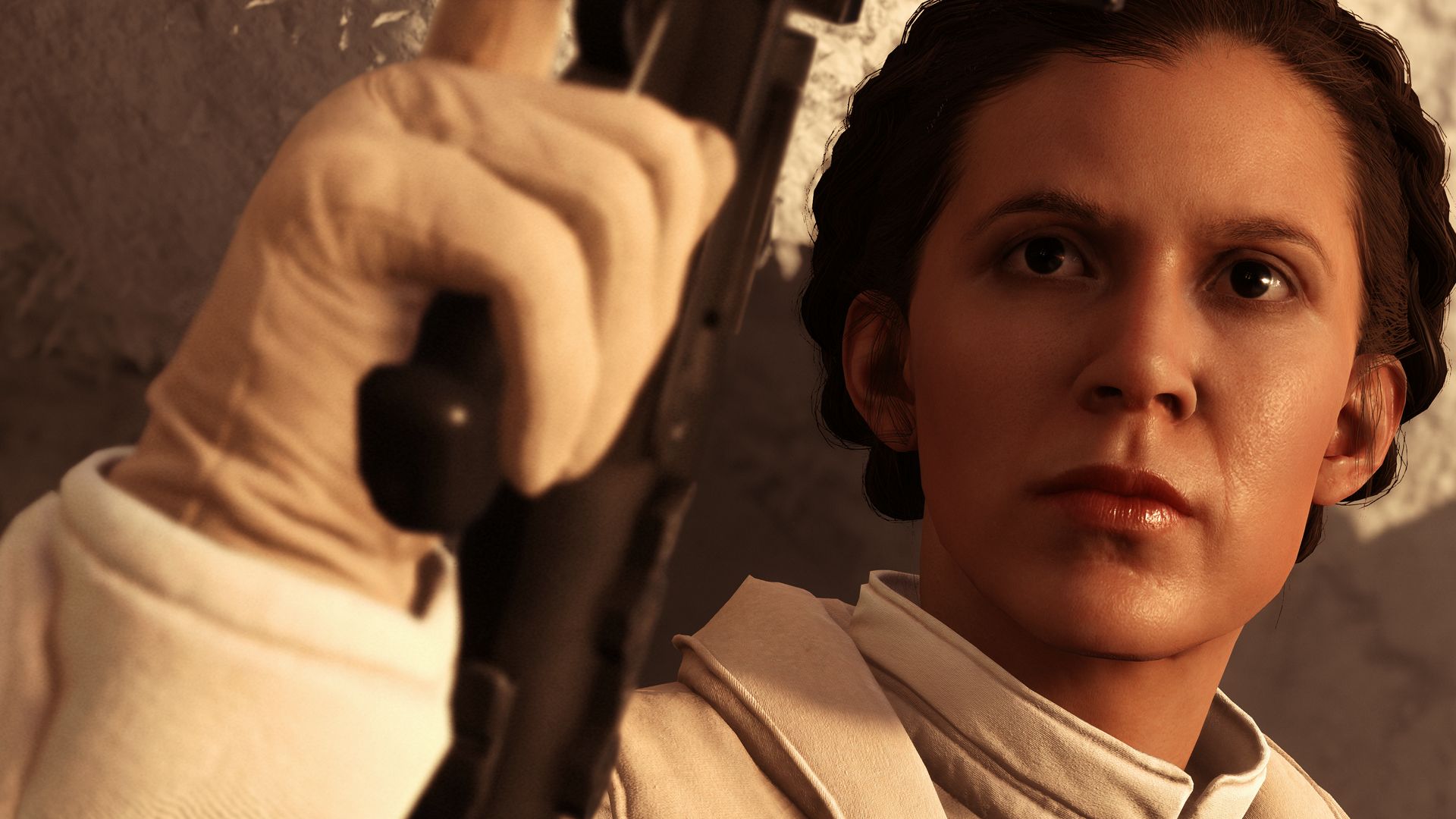 Handy-Wallpaper Computerspiele, Krieg Der Sterne, Prinzessin Leia, Star Wars Battlefront (2015) kostenlos herunterladen.