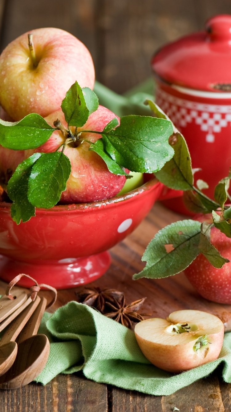 Descarga gratuita de fondo de pantalla para móvil de Frutas, Manzana, Alimento.