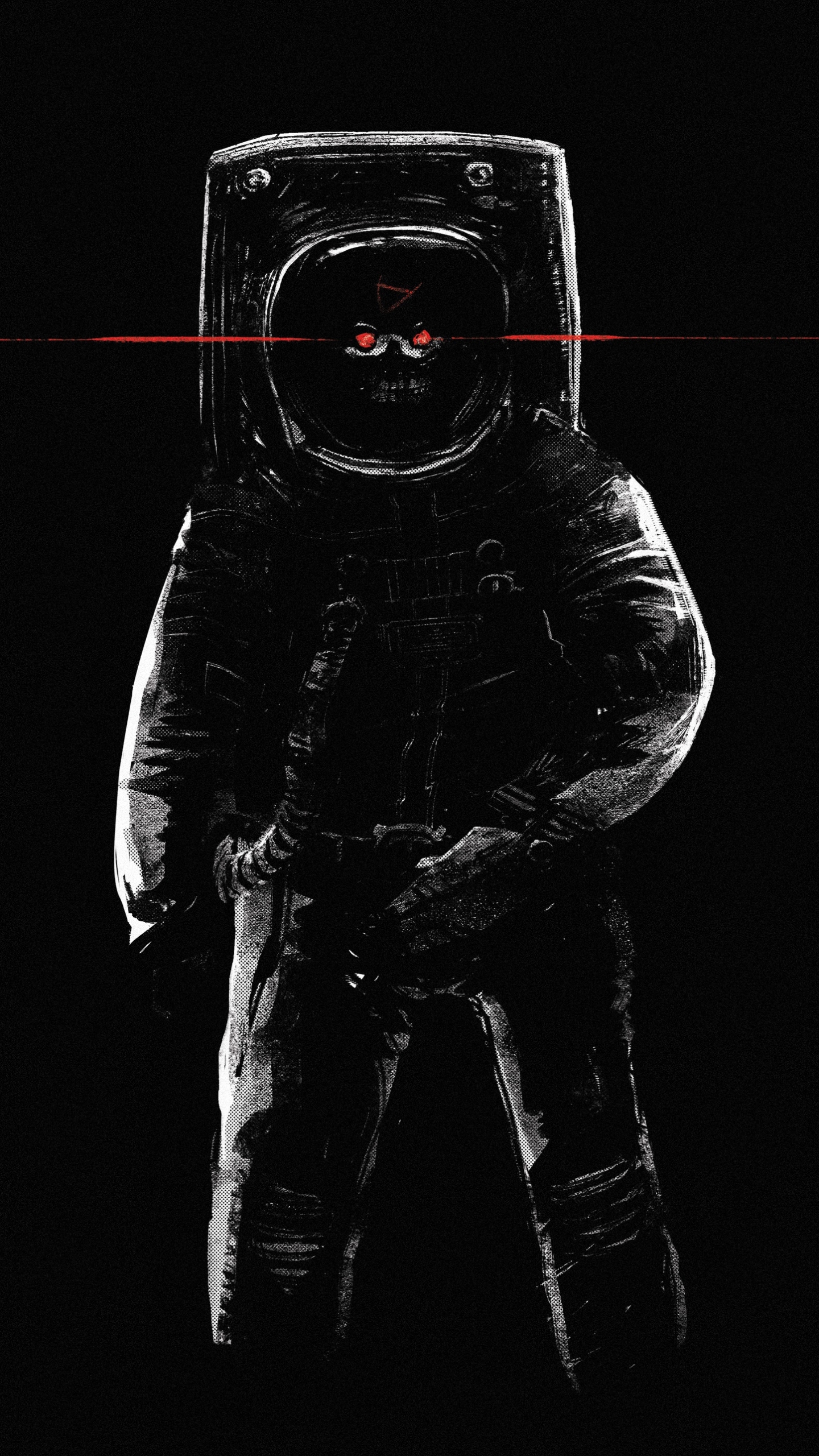 Download mobile wallpaper Dark, Sci Fi, Astronaut for free.