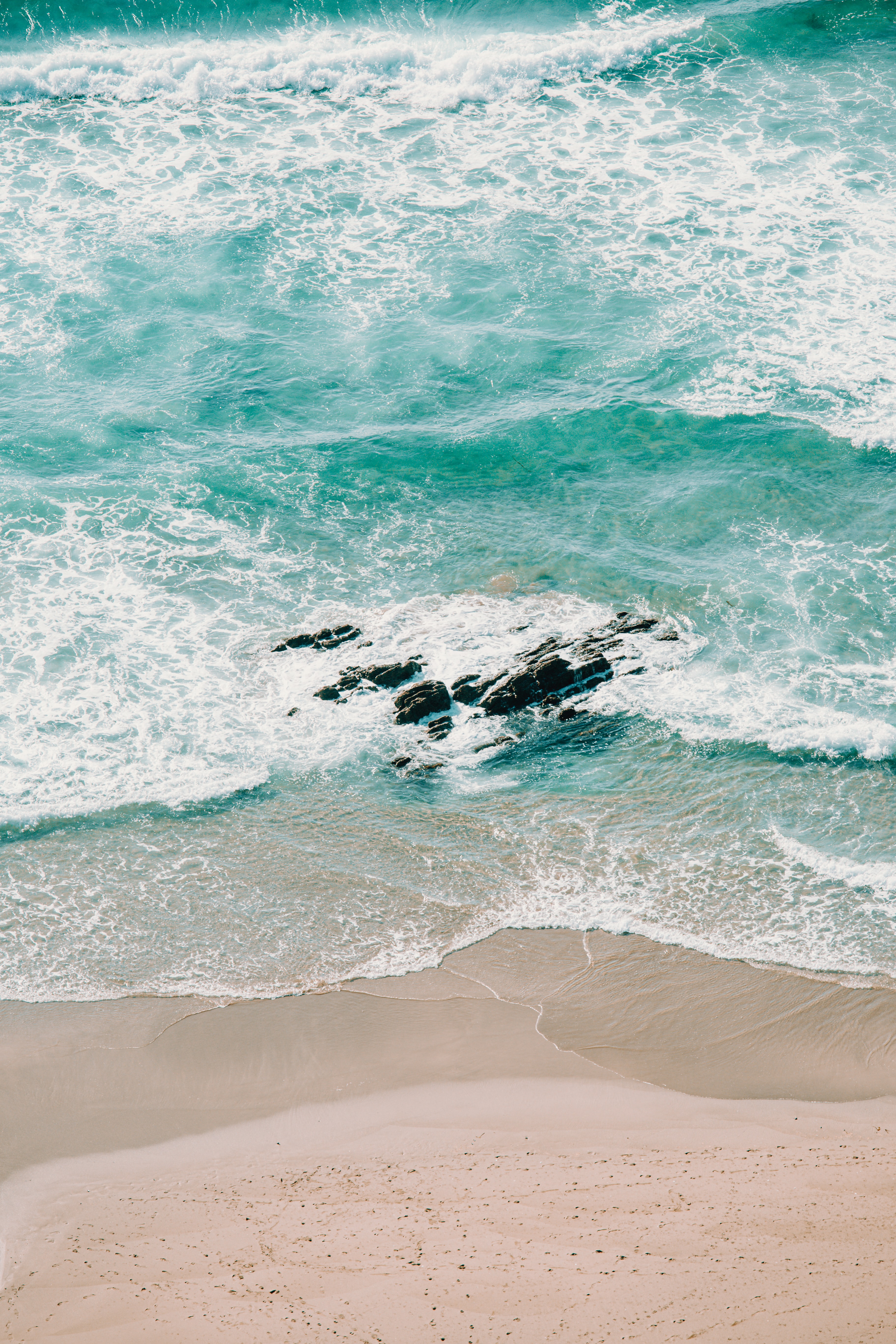 Free download wallpaper Sea, Rocks, Coast, Nature, Waves, Sand on your PC desktop