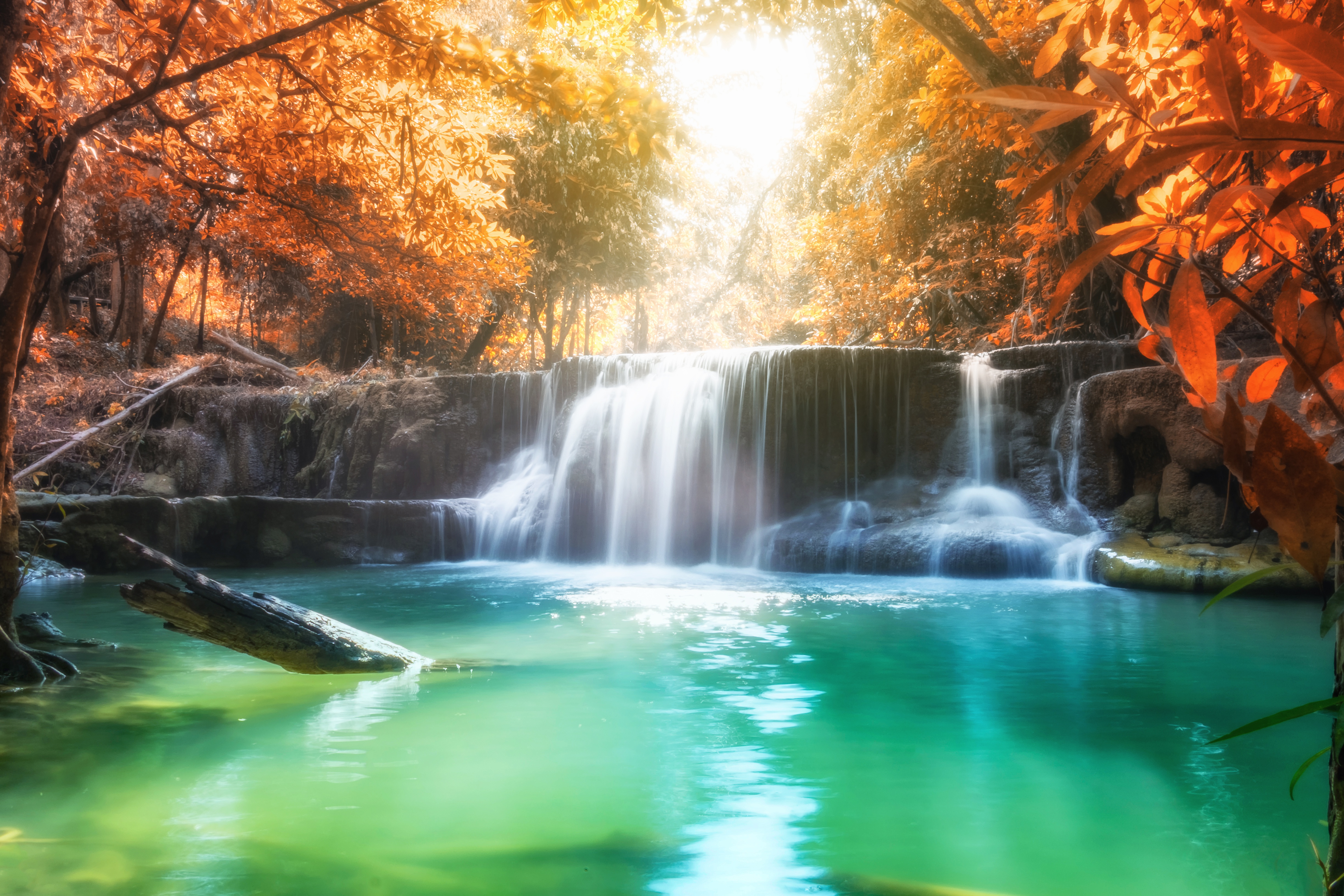 Laden Sie das Natur, Herbst, Wasserfälle, Wasserfall, Fluss, Erde/natur-Bild kostenlos auf Ihren PC-Desktop herunter