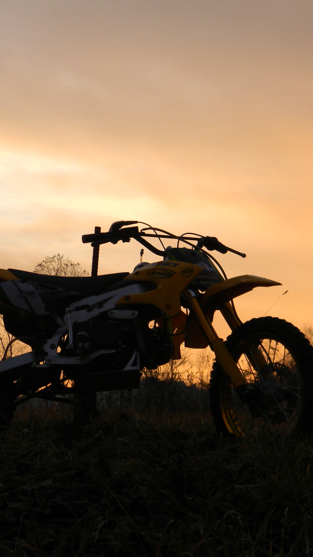 Download mobile wallpaper Sports, Motocross, Silhouette, Motorcycle, Bike for free.
