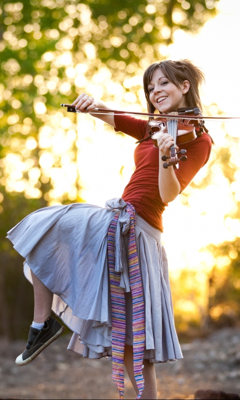 Handy-Wallpaper Musik, Lindsey Stirling kostenlos herunterladen.