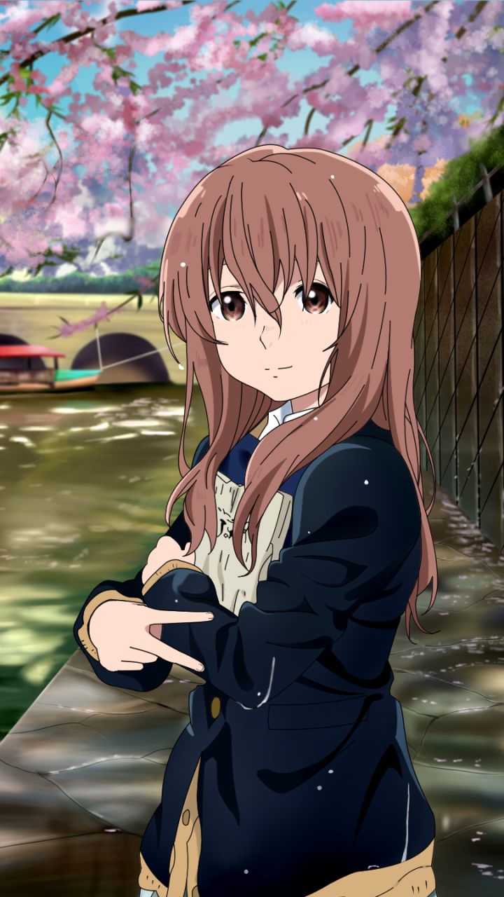 Handy-Wallpaper Animes, Shouko Nishimiya kostenlos herunterladen.