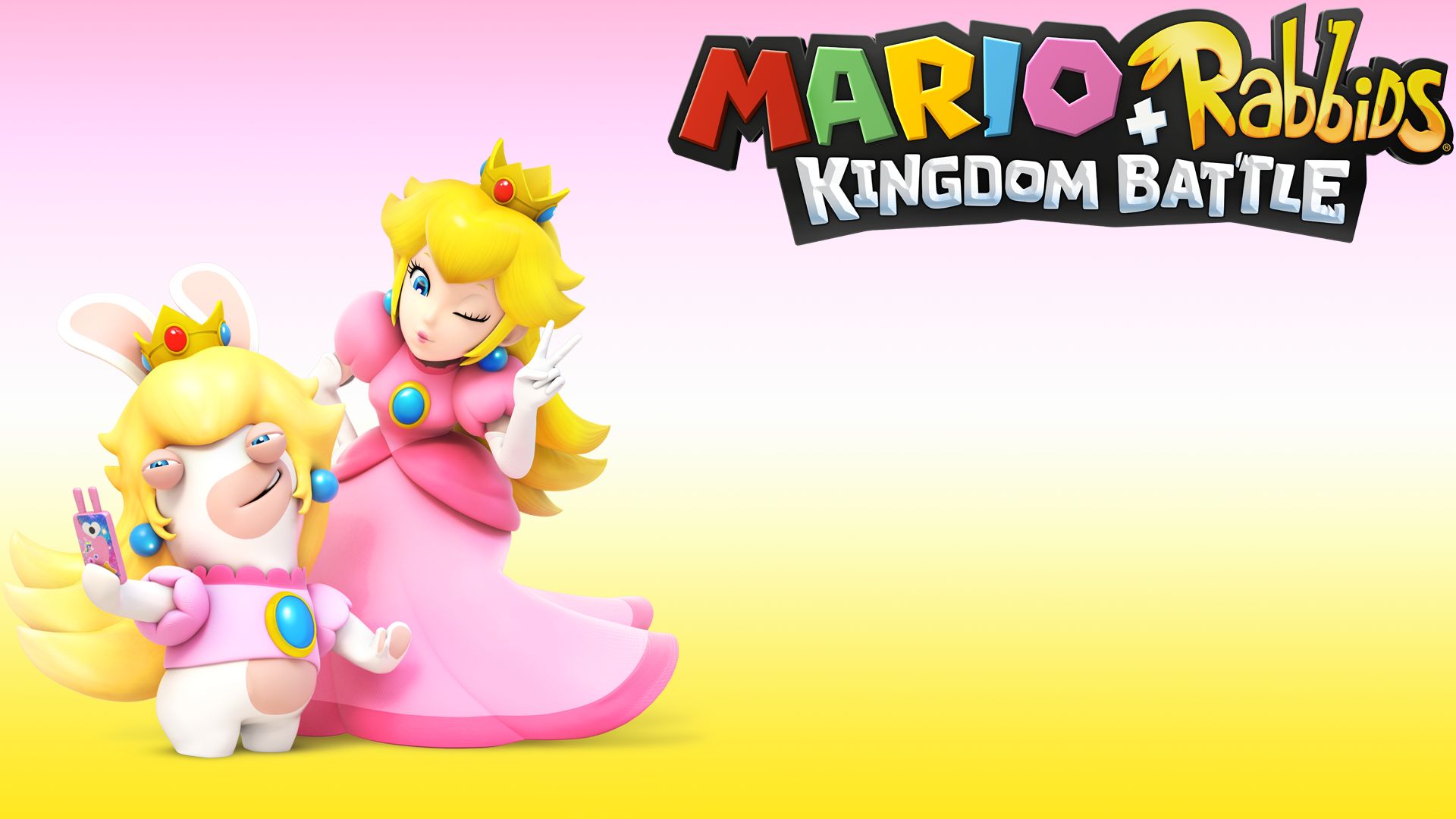 869170 télécharger le fond d'écran princesse peach, jeux vidéo, mario + the lapins crétins: kingdom battle, lapins crétins - économiseurs d'écran et images gratuitement