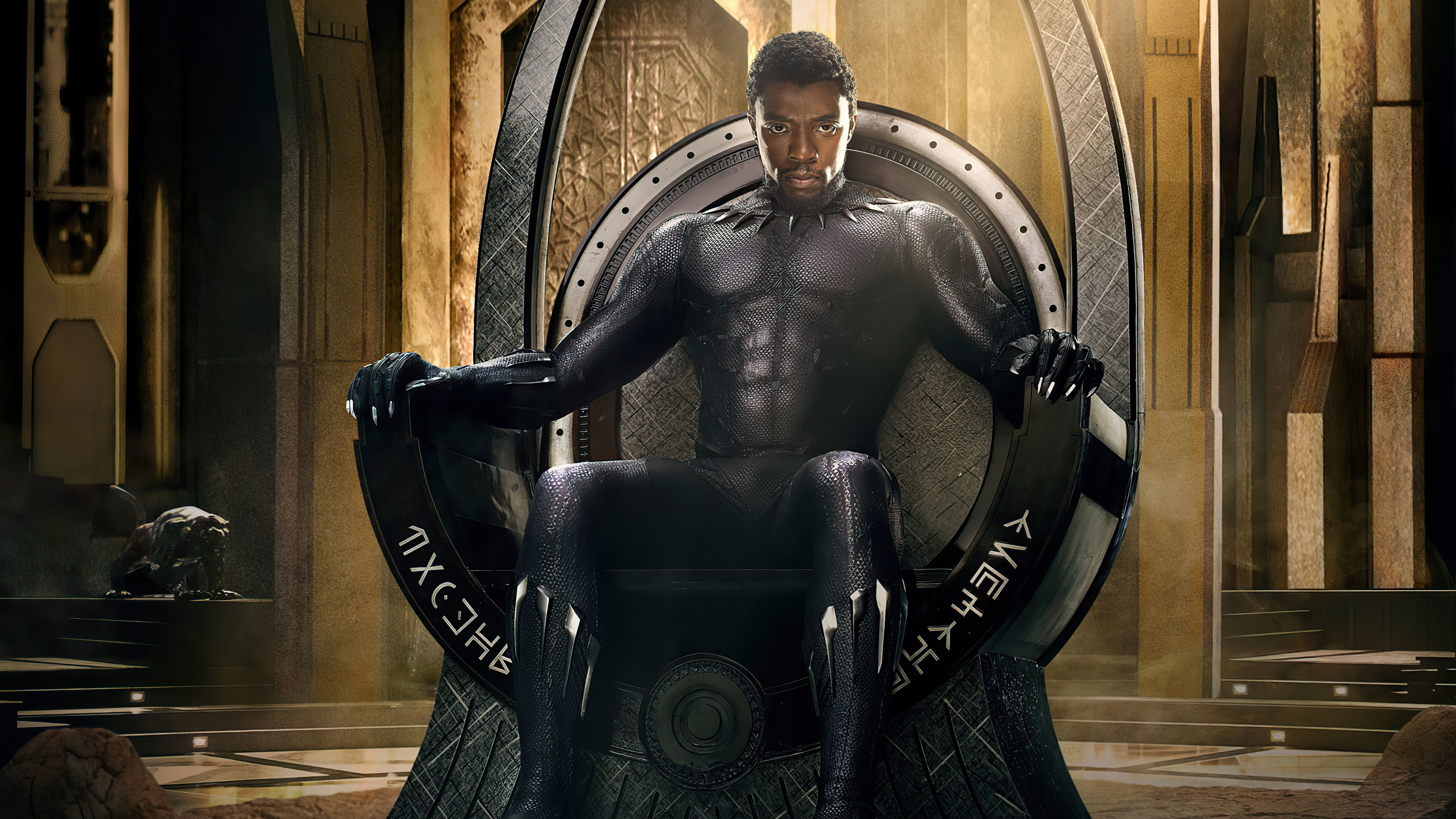 Download mobile wallpaper Movie, Black Panther (Marvel Comics), Black Panther, Chadwick Boseman for free.