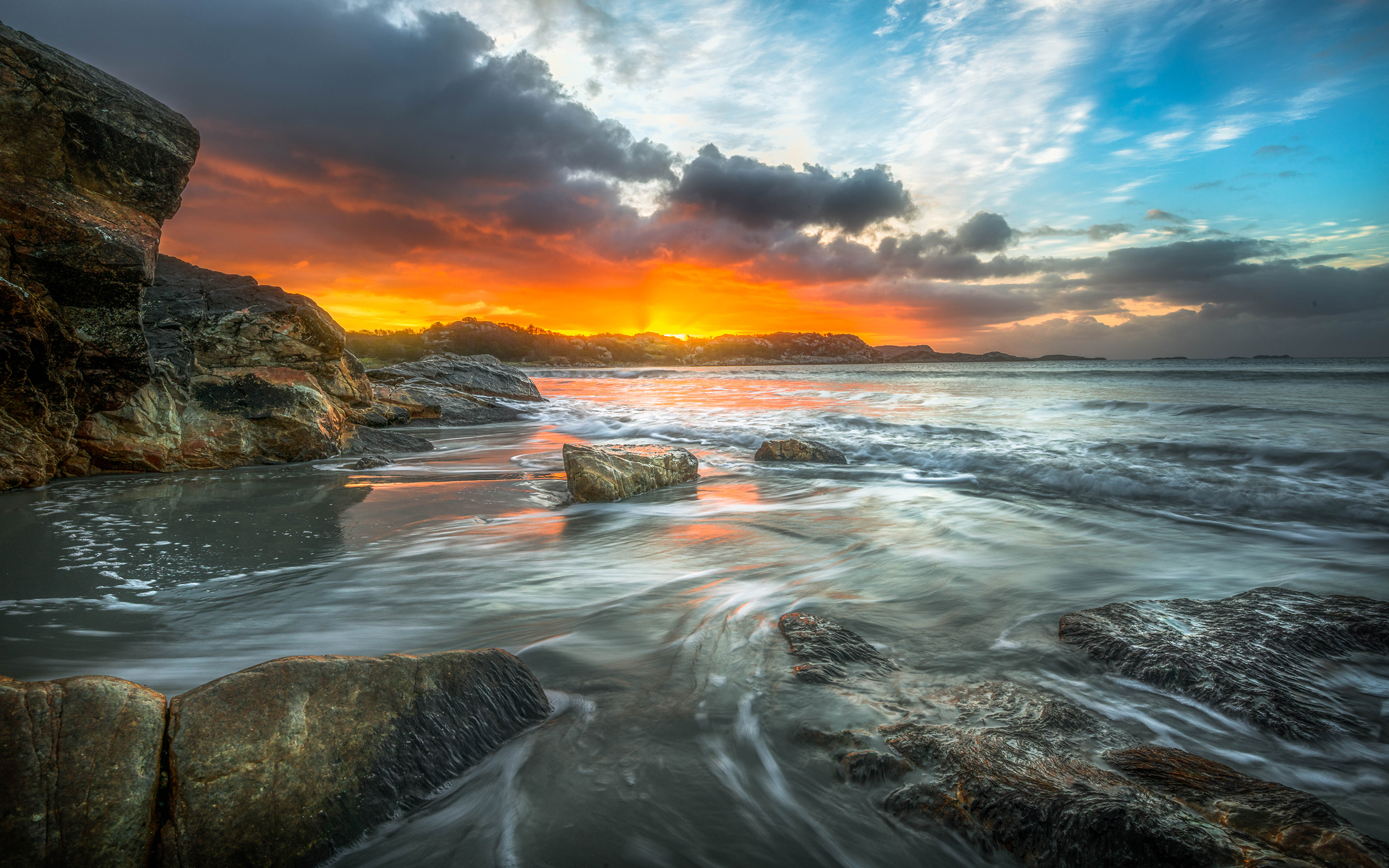 Baixe gratuitamente a imagem Pôr Do Sol, Mar, Horizonte, Oceano, Terra/natureza na área de trabalho do seu PC