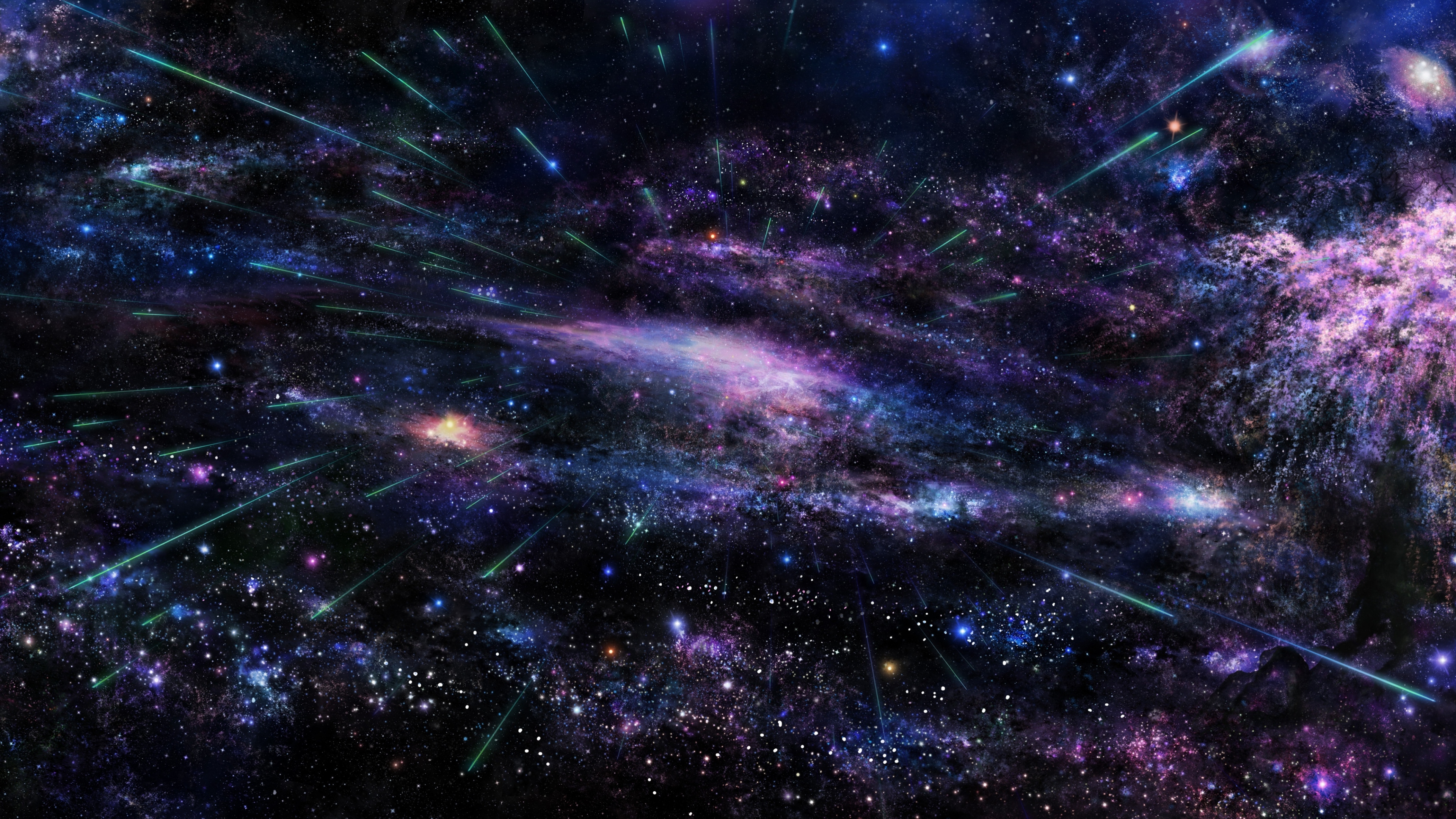 Download mobile wallpaper Stars, Galaxy, Space, Sci Fi, Artistic for free.