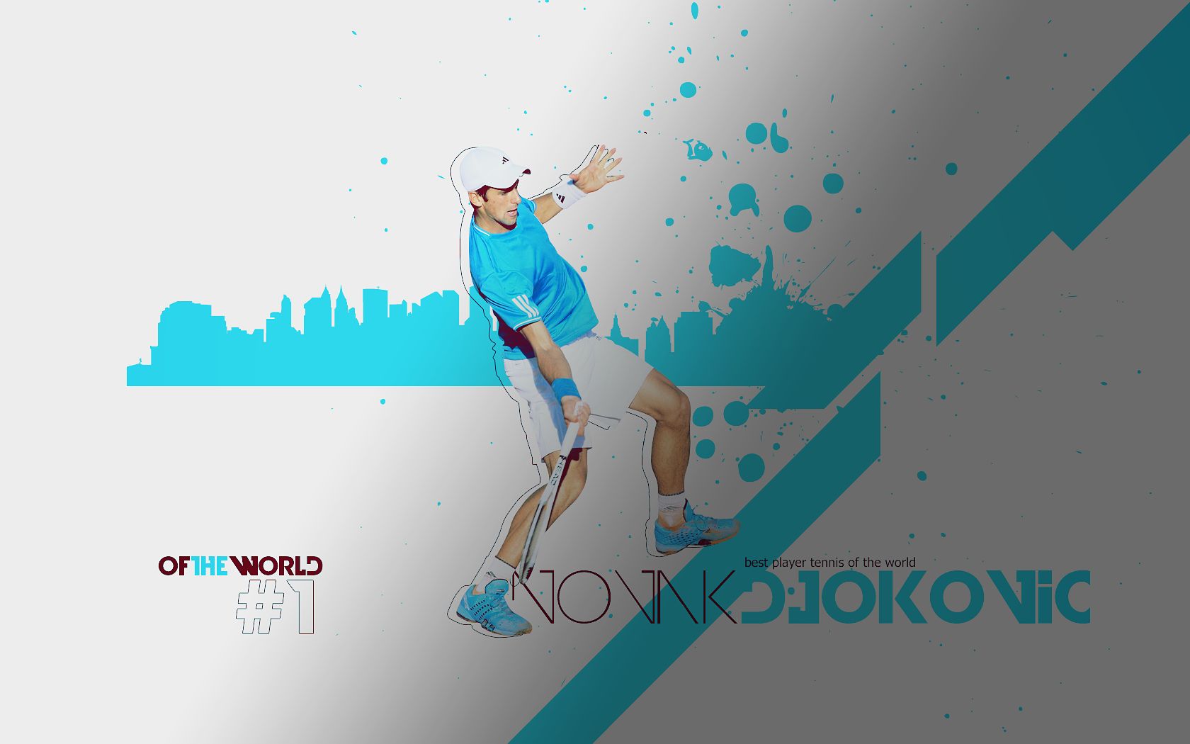 Laden Sie Novak Djokovic HD-Desktop-Hintergründe herunter