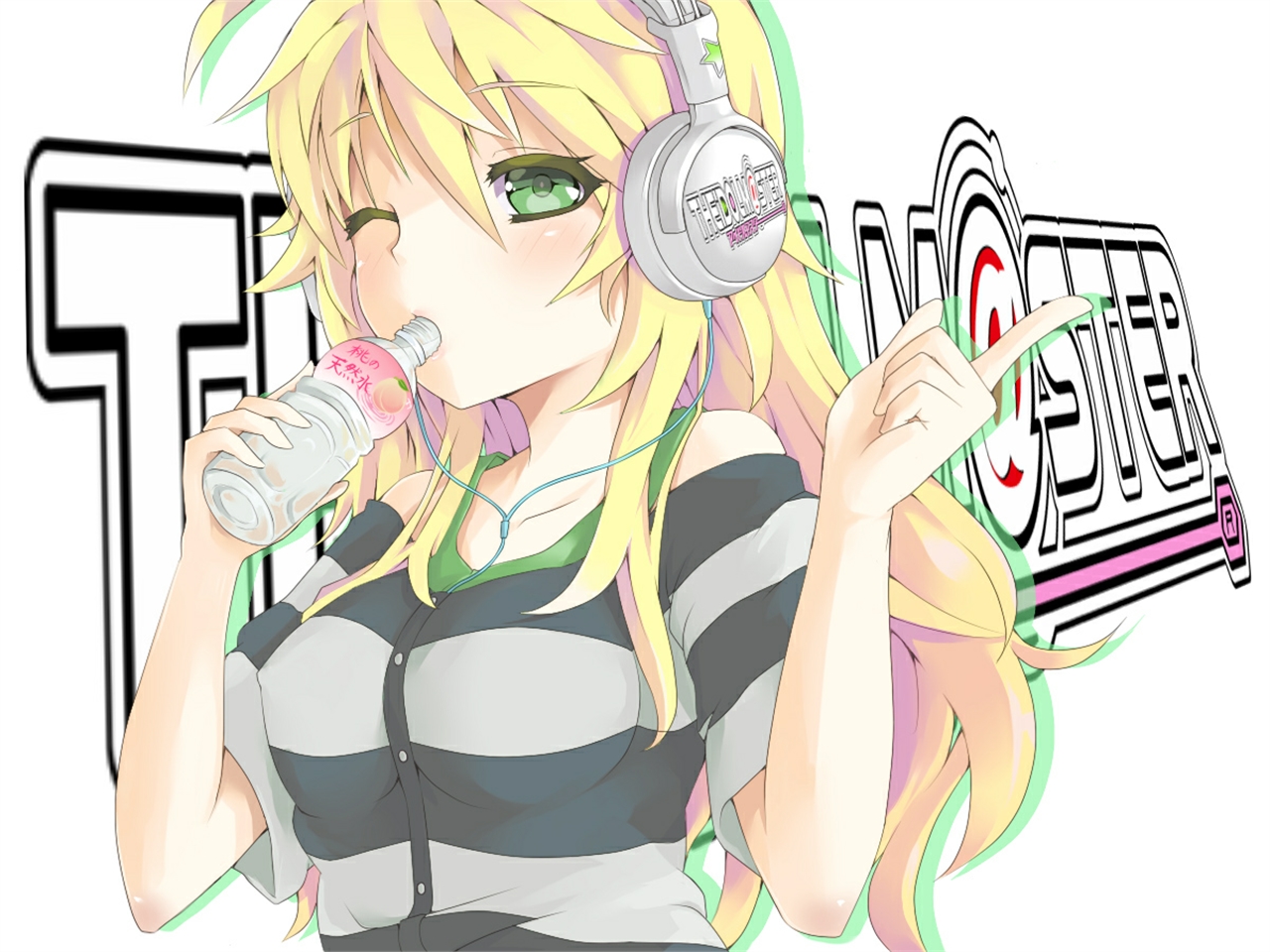 Free download wallpaper Anime, The Idolm@ster, Miki Hoshii on your PC desktop