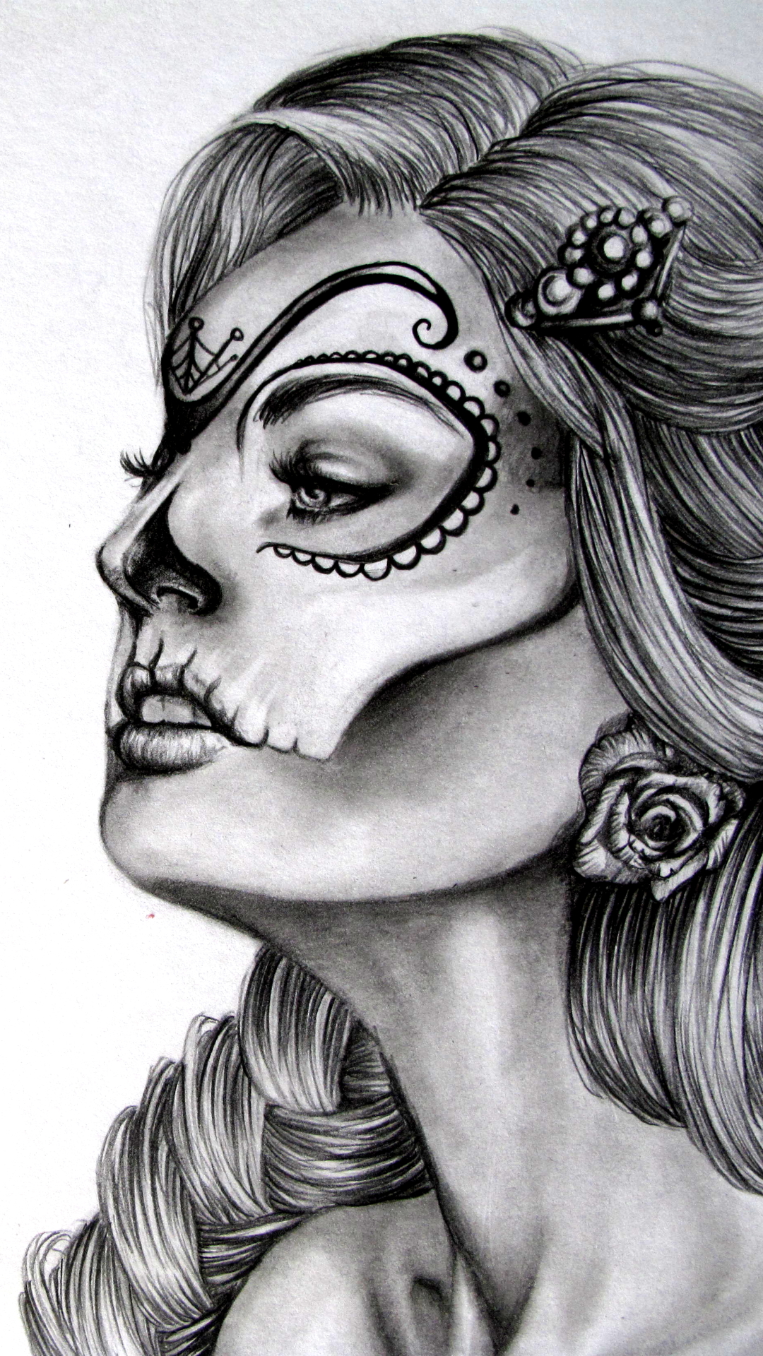 Download mobile wallpaper Artistic, Sugar Skull for free.