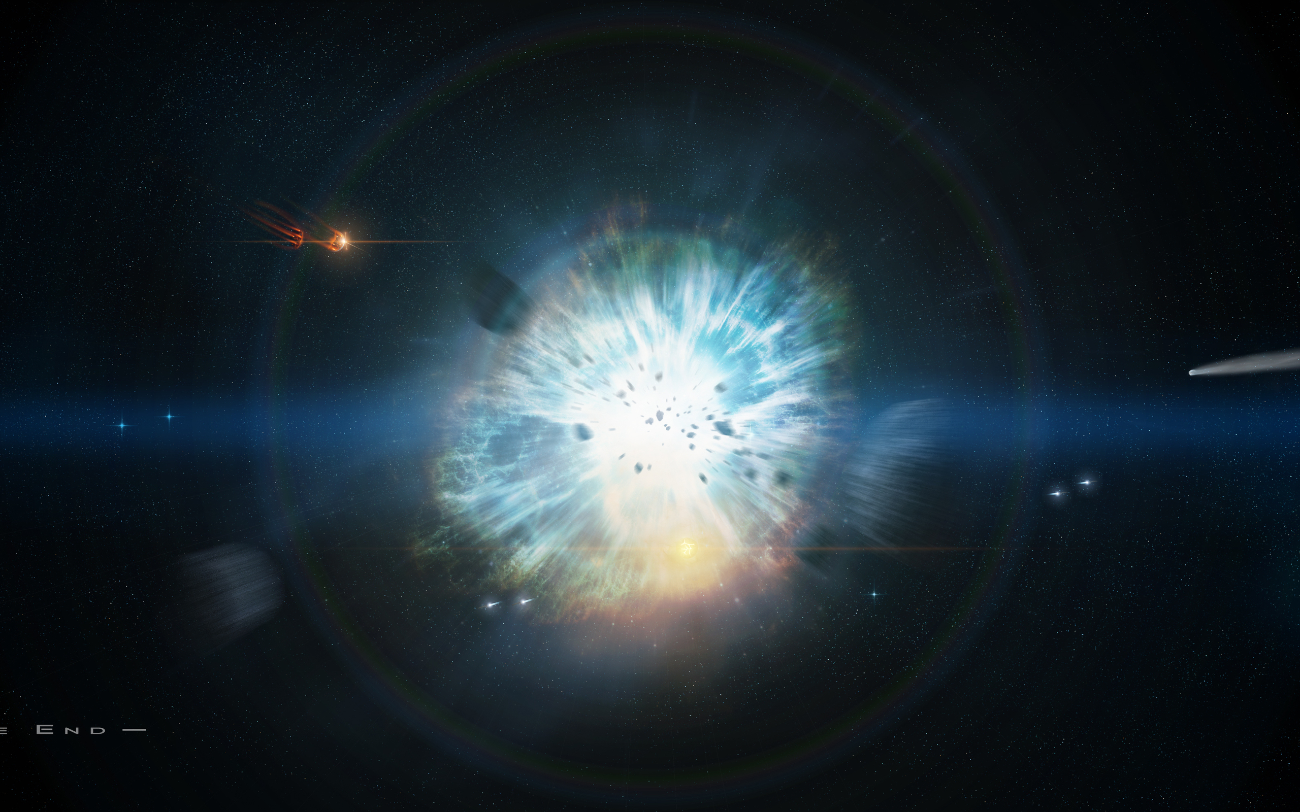 Free download wallpaper Explosion, Sci Fi on your PC desktop