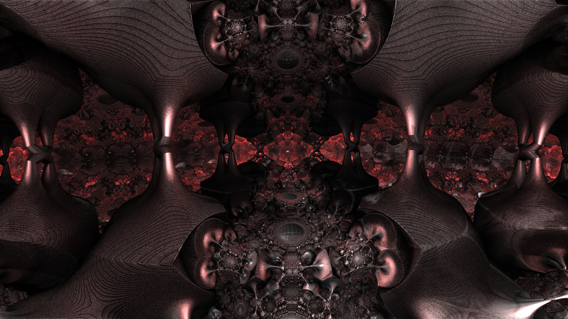 Download mobile wallpaper Abstract, Dark, 3D, Fractal, Cgi for free.