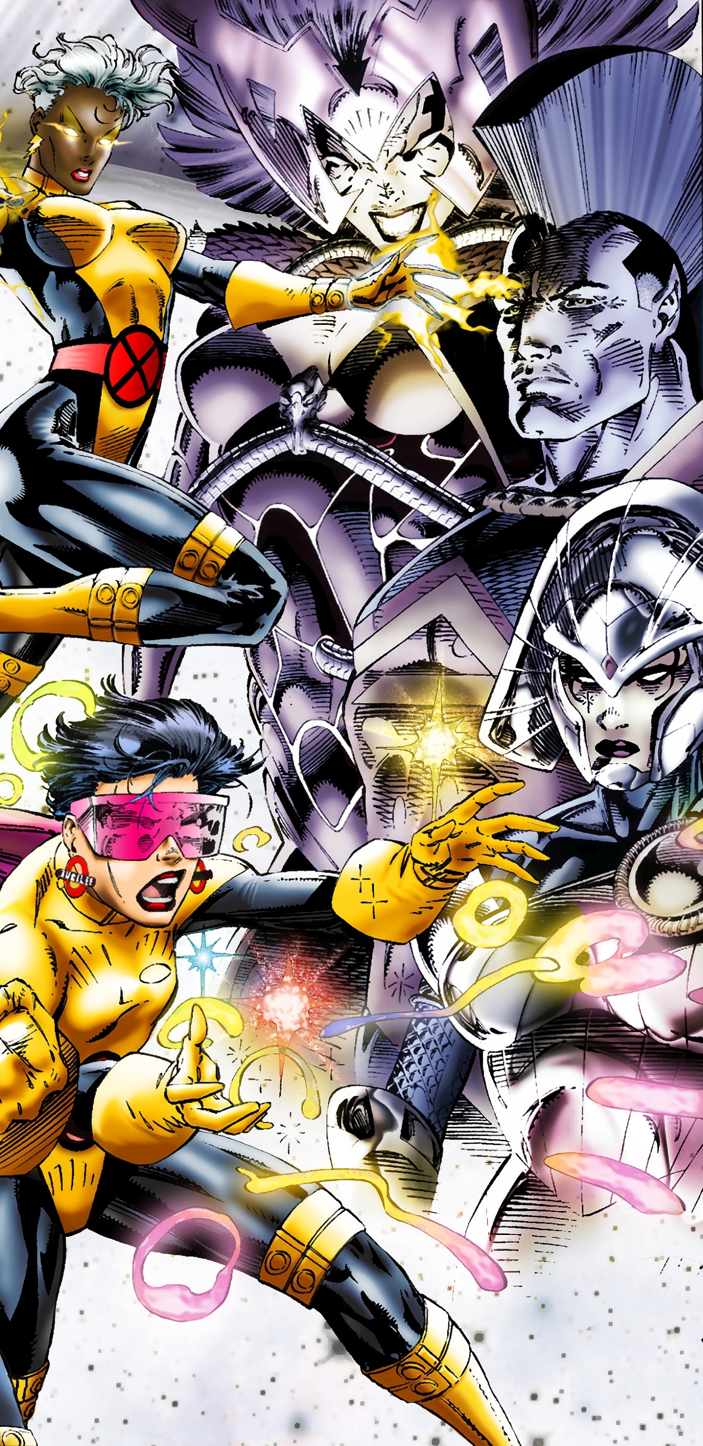 Descarga gratuita de fondo de pantalla para móvil de X Men, Historietas, Jubileo (Marvel Comics), Tormenta (Marvel Comics).
