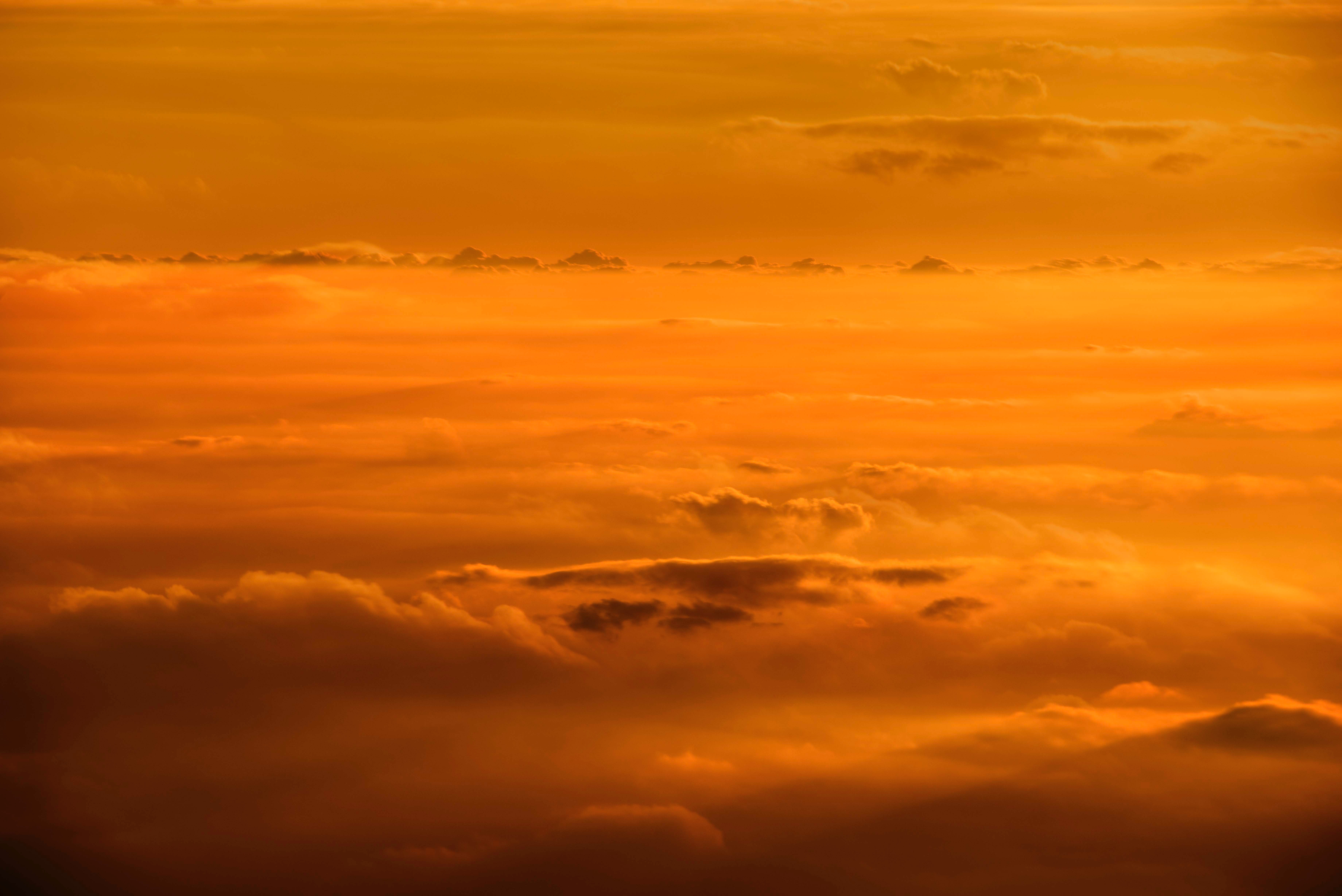 Free download wallpaper Sky, Clouds, Sunset, Nature on your PC desktop
