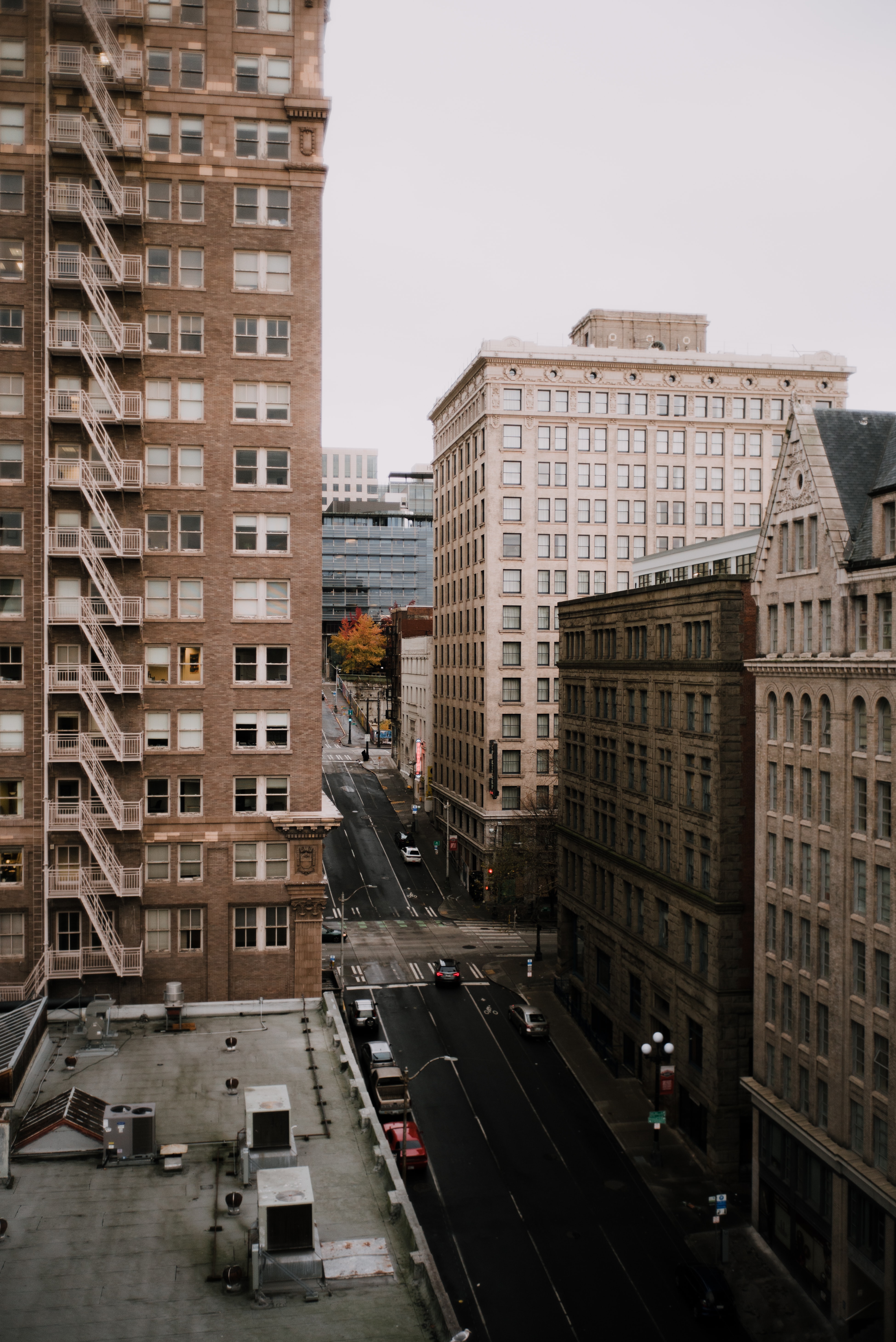 Download mobile wallpaper City, View From Above, Road, Cities, Building, Street for free.