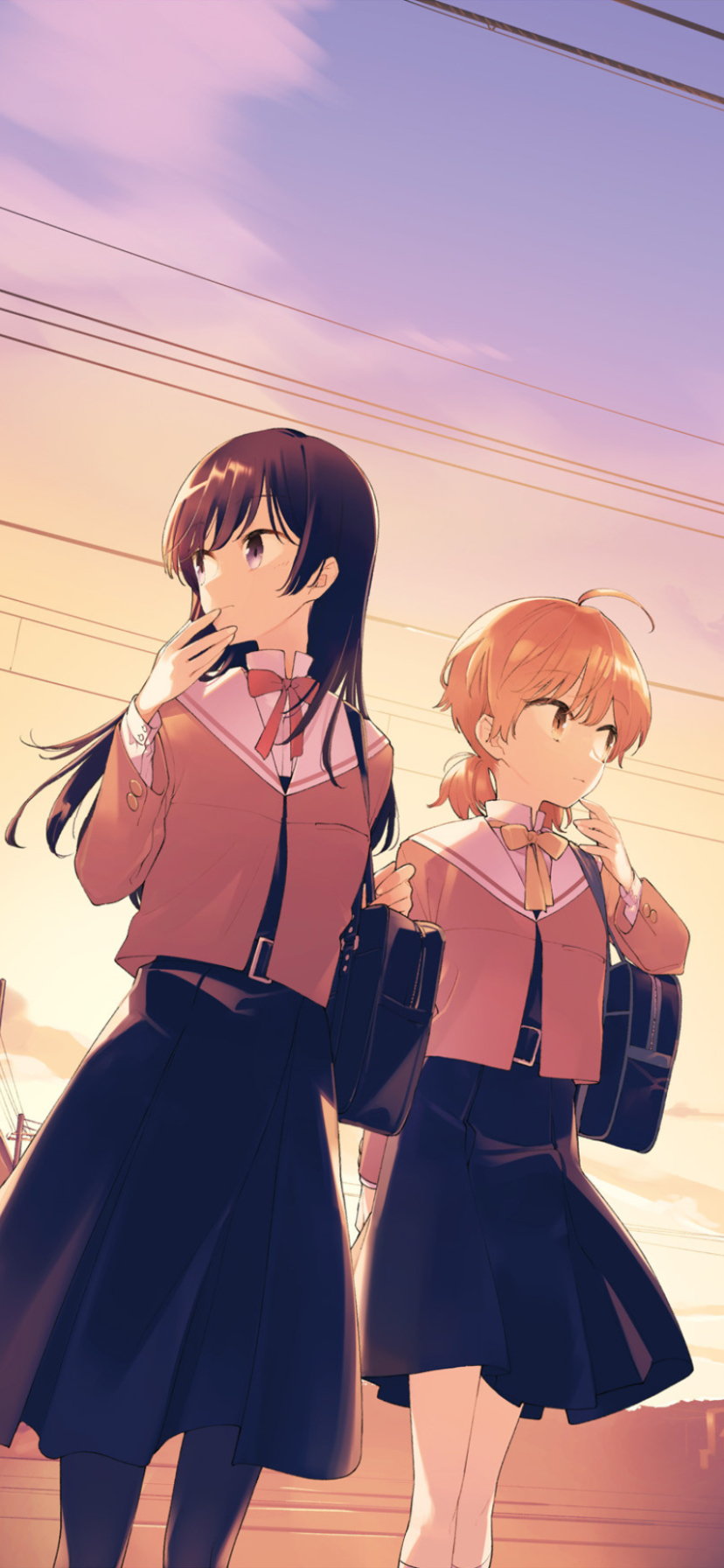 Download mobile wallpaper Anime, Bloom Into You, Yuu Koito, Touko Nanami for free.