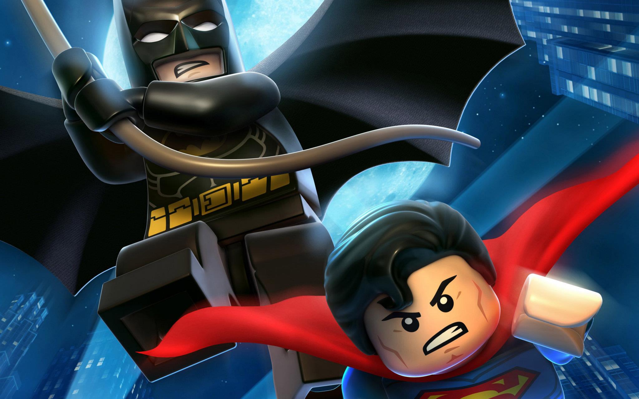 260852 baixar papel de parede videogame, lego batman 2: super heróis da dc, homem morcego, lego - protetores de tela e imagens gratuitamente