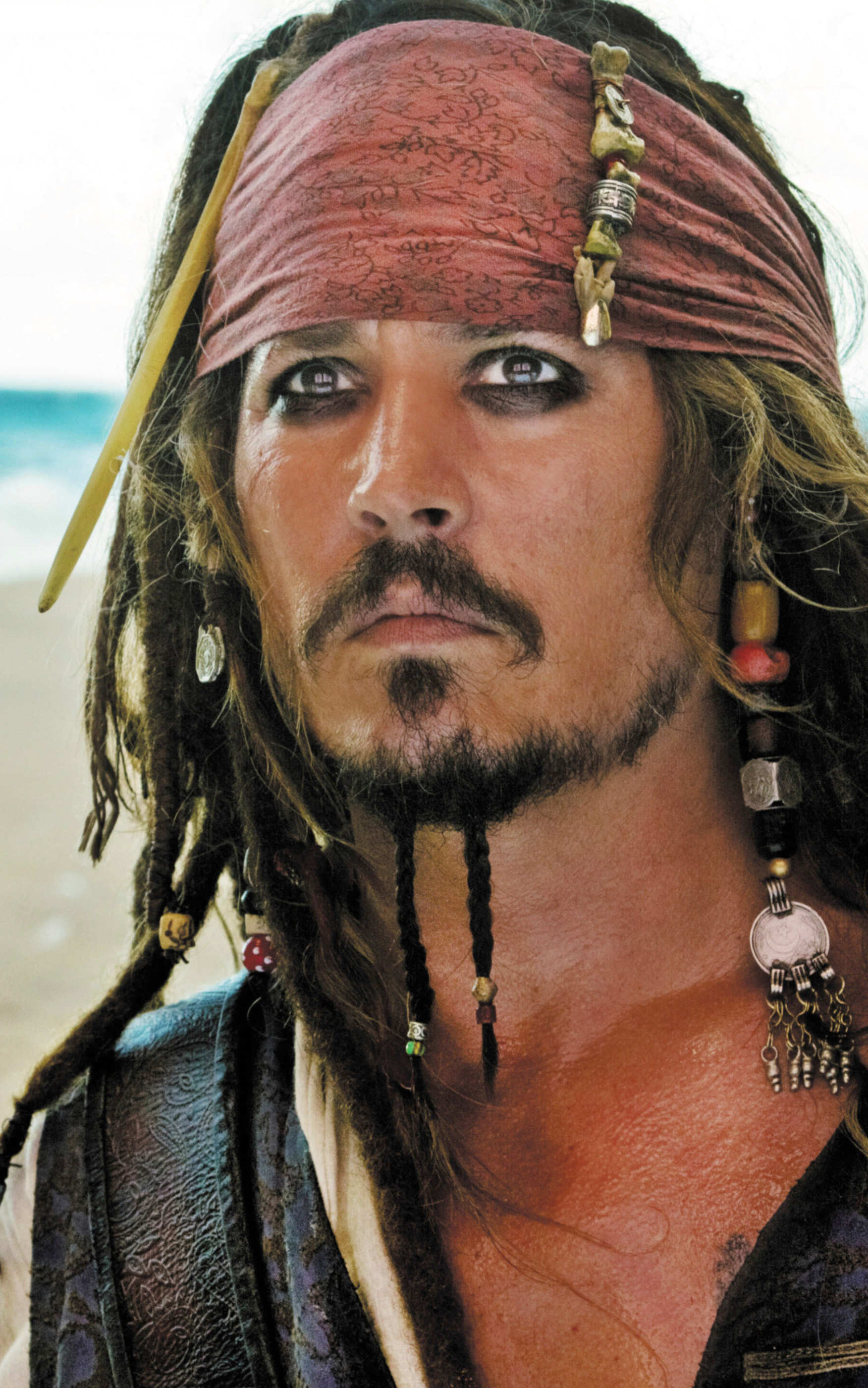 Завантажити шпалери безкоштовно Пірати Карибського Моря, Джонні Депп, Фільм, Пірат, Джек Горобець, Пірати Карибського Моря: На Дивних Берегах картинка на робочий стіл ПК