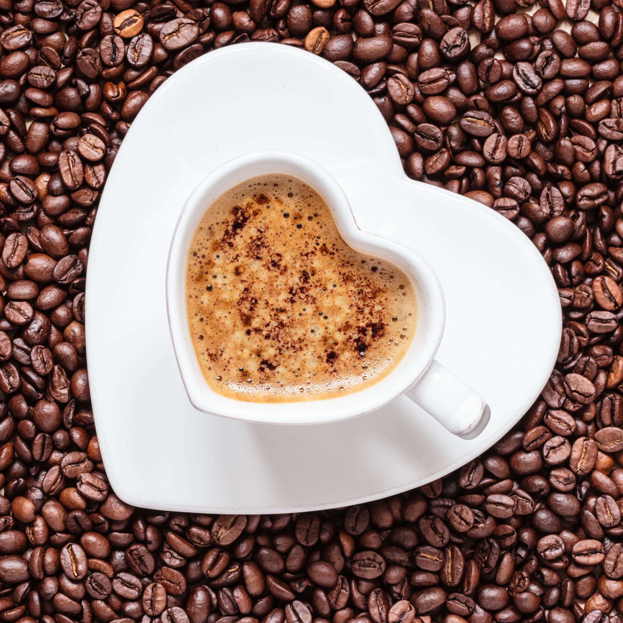 Download mobile wallpaper Food, Coffee, Cup, Coffee Beans for free.
