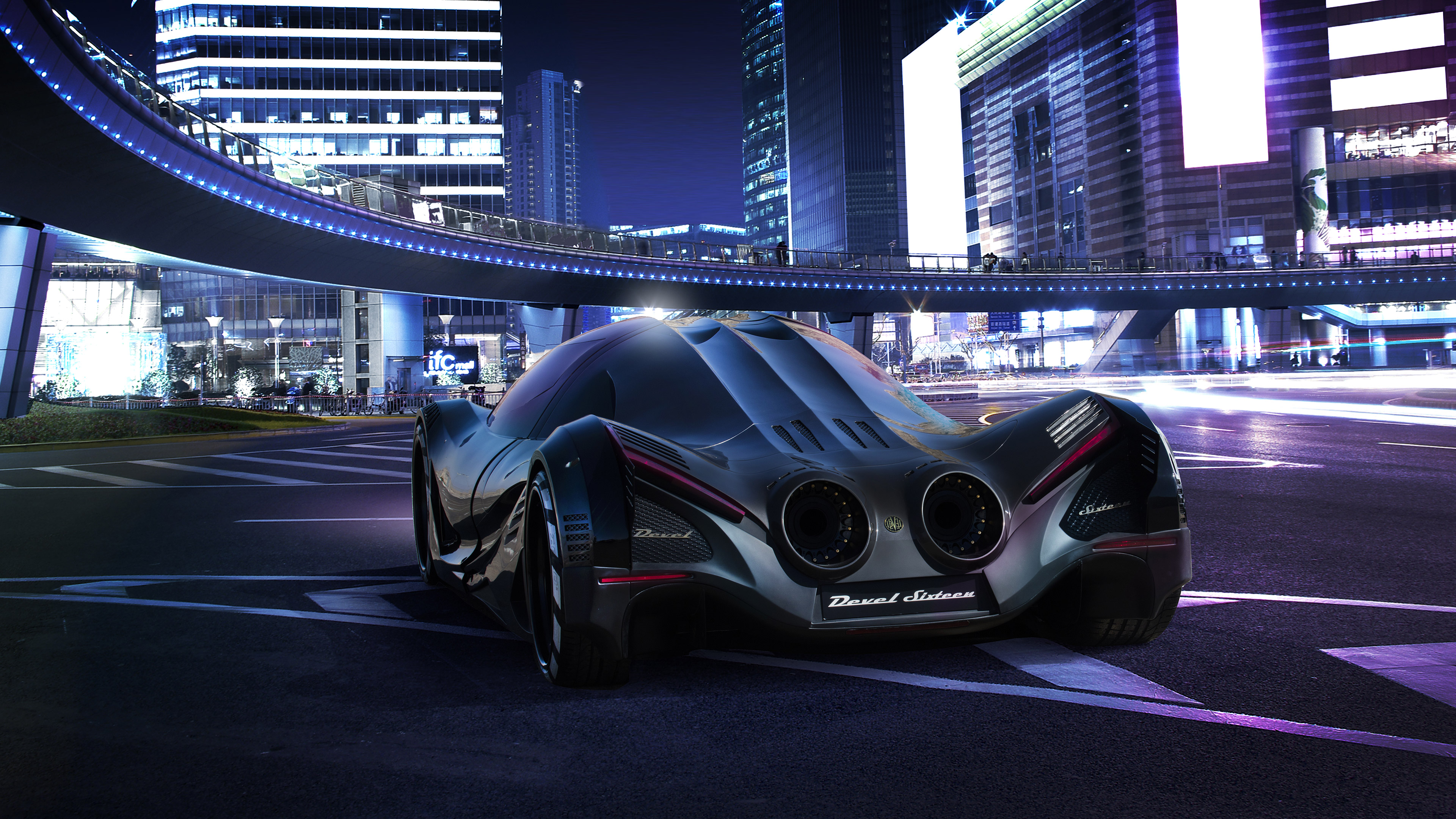 Download mobile wallpaper Car, Vehicles, Devel Sixteen Prototype for free.