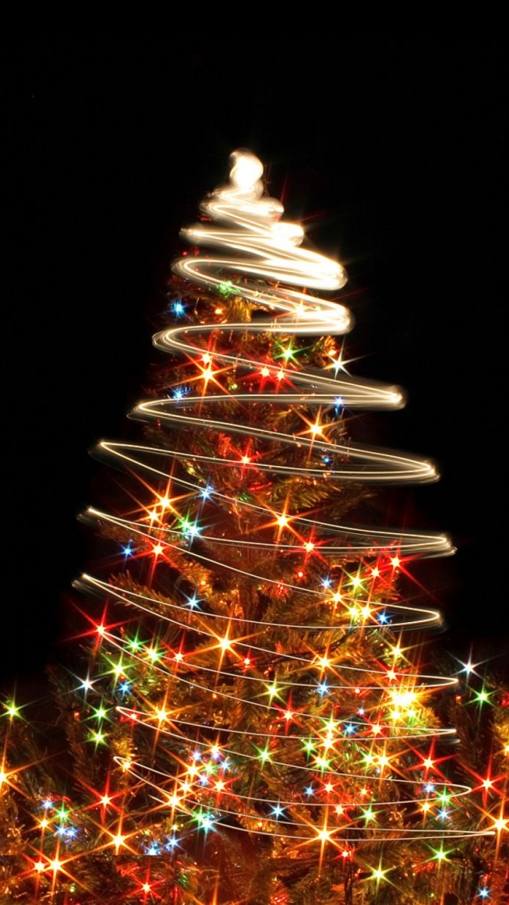 Handy-Wallpaper Feiertage, Weihnachten, Weihnachtsbaum, Ferien, Feiertag, Weihnachtsbeleuchtung kostenlos herunterladen.