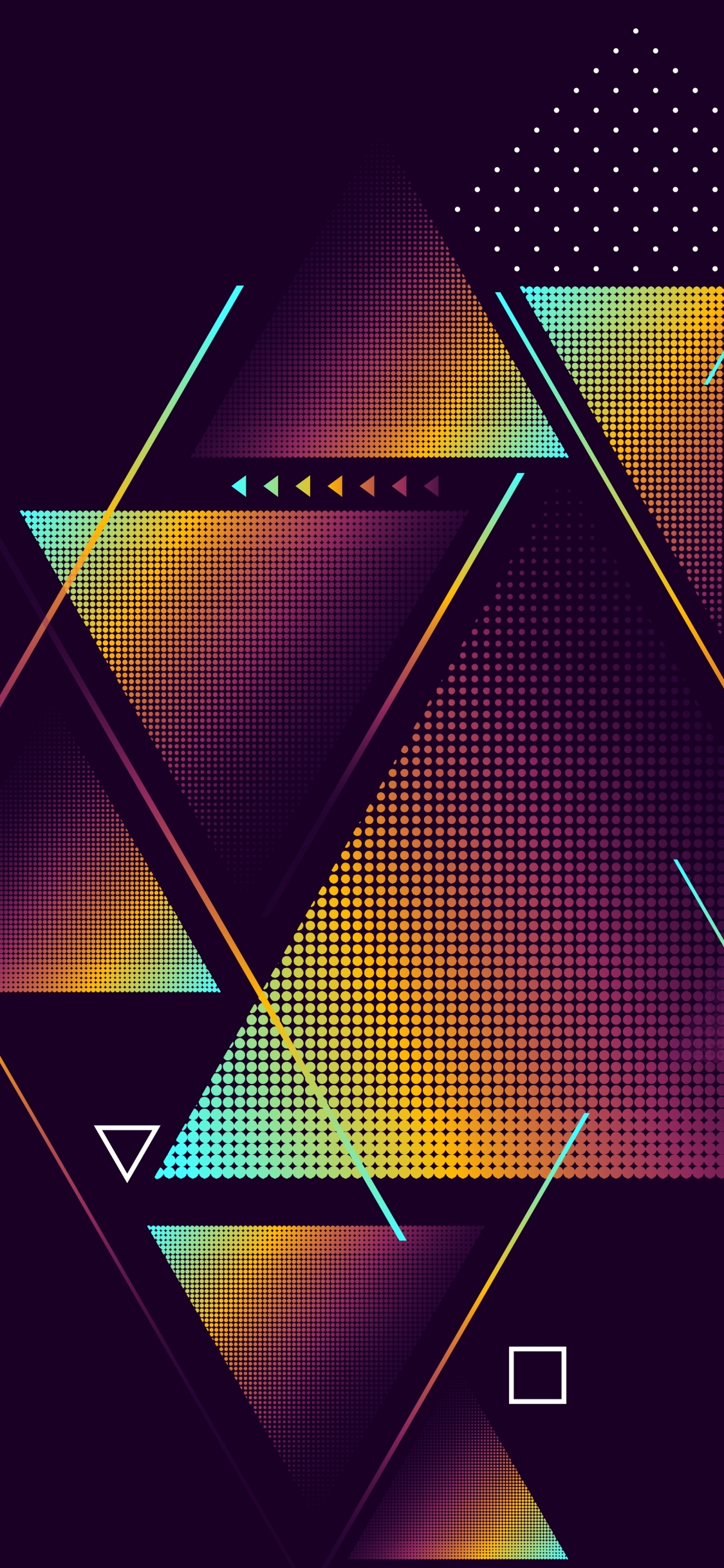 Descarga gratuita de fondo de pantalla para móvil de Violeta, Púrpura, Abstracto, Triángulo, Geometría.