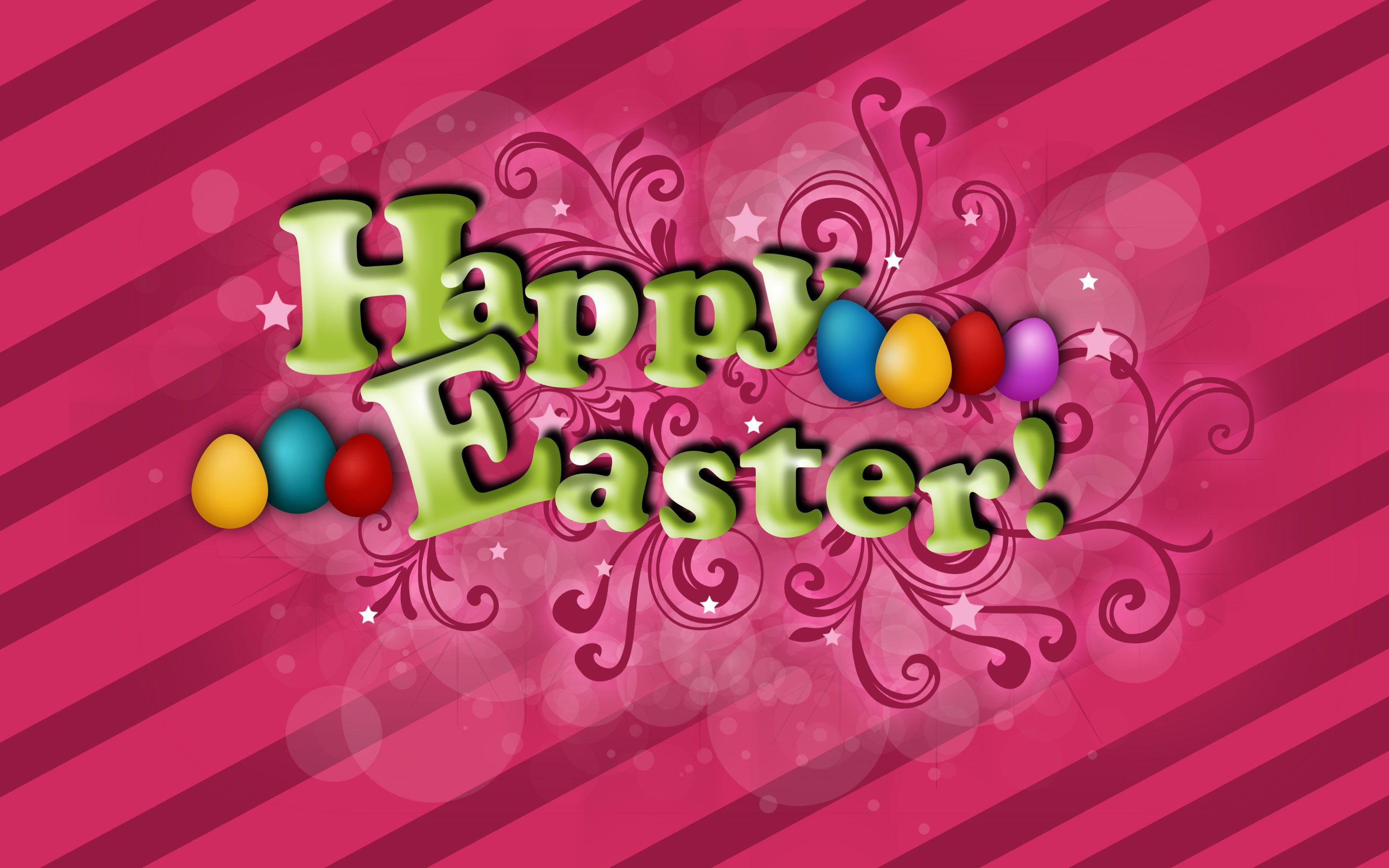 Скачати мобільні шпалери Великдень, Свято, Рожевий, Пасхальне Яйце, Щасливого Великодня безкоштовно.