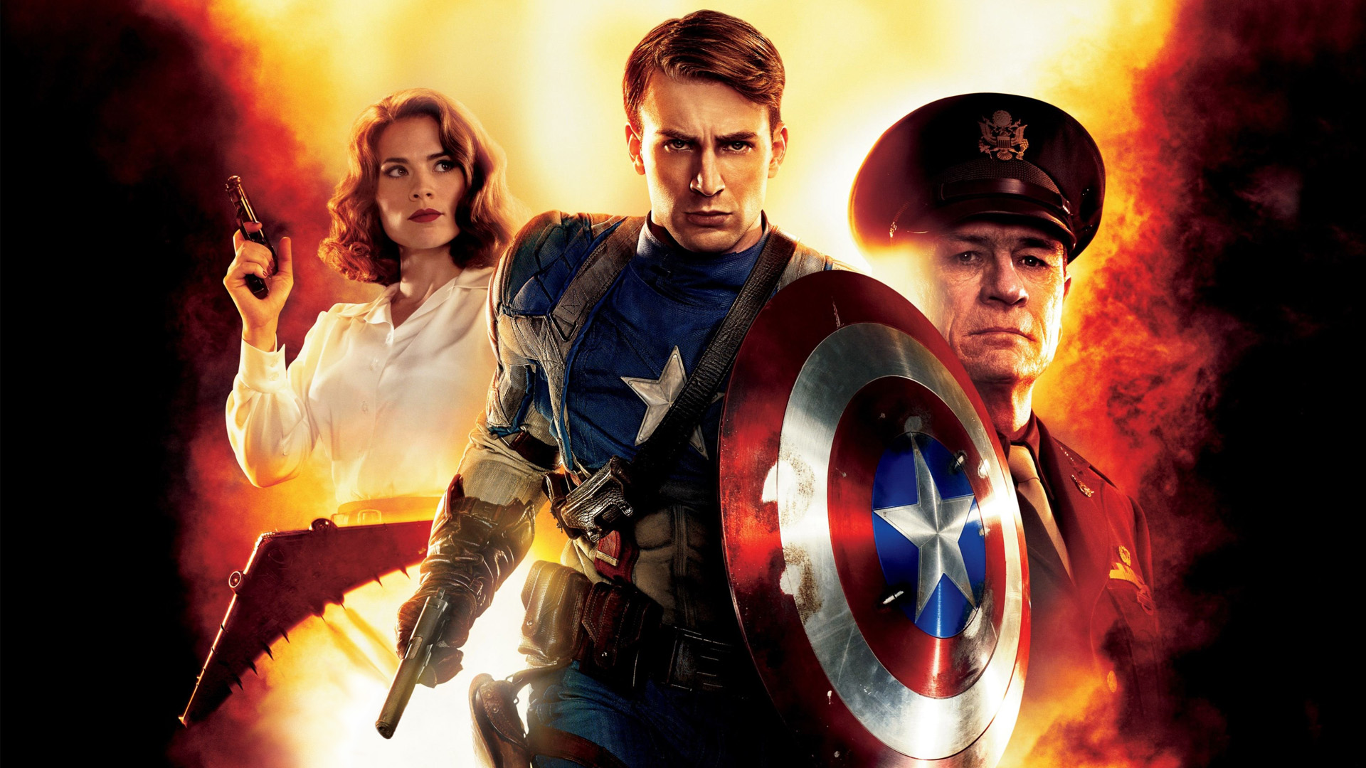 Download mobile wallpaper Captain America, Chris Evans, Movie, Captain America: The First Avenger for free.