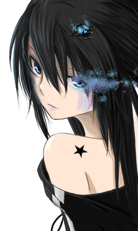 Download mobile wallpaper Anime, Black Rock Shooter for free.