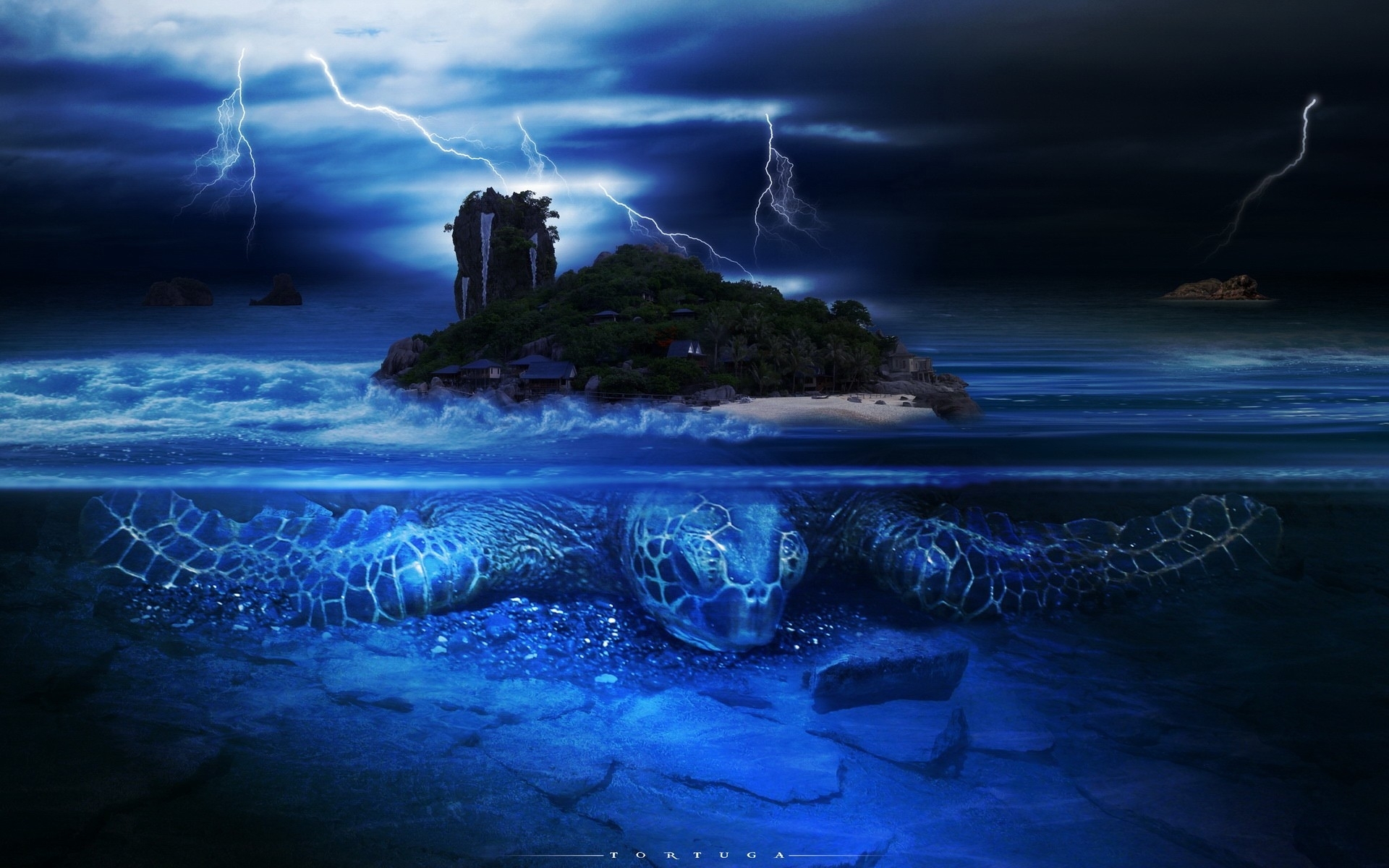 Free download wallpaper Fantasy, Turtle, Fantasy Animals on your PC desktop