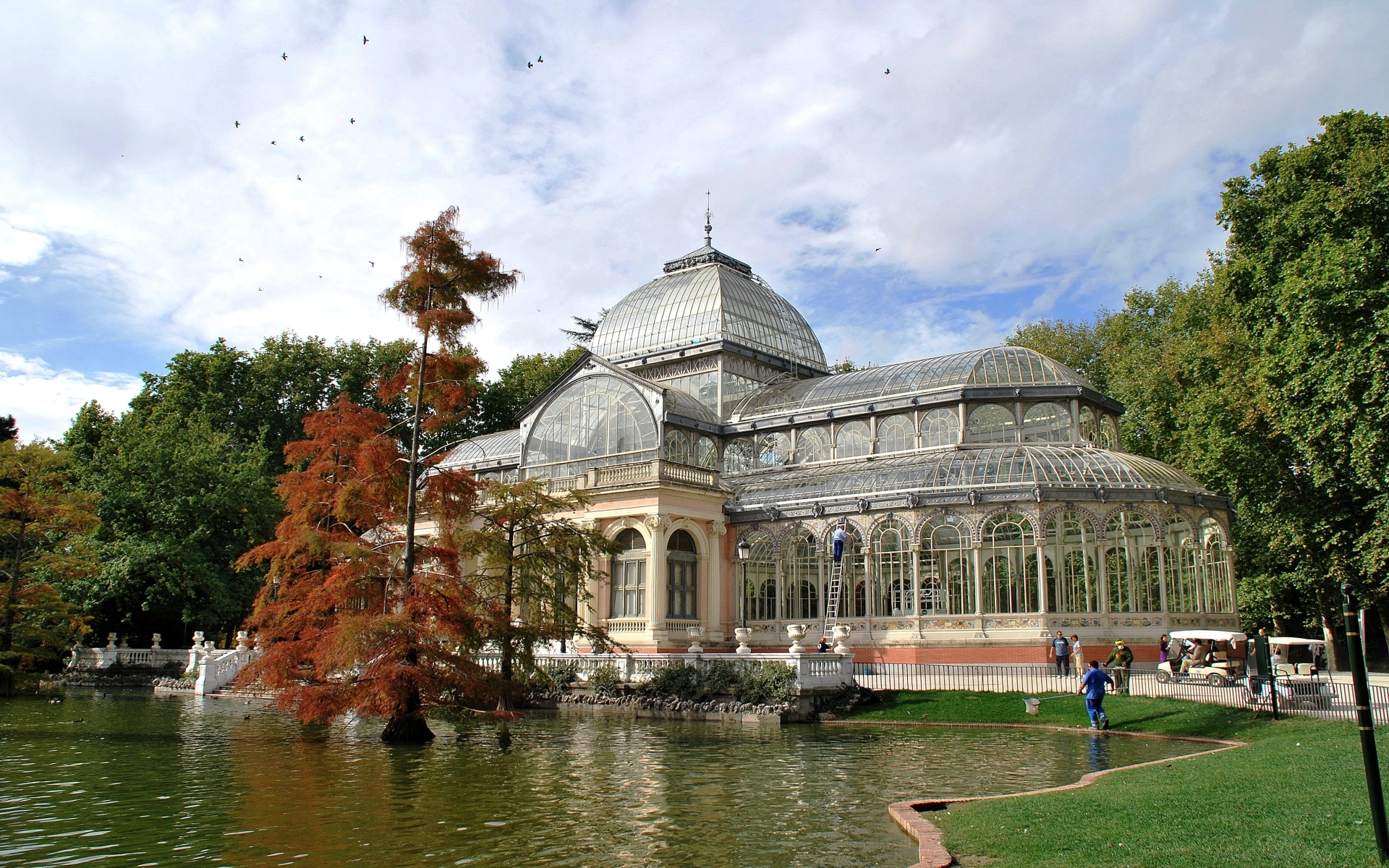 641762 Hintergrundbild herunterladen menschengemacht, palacio de cristal - Bildschirmschoner und Bilder kostenlos