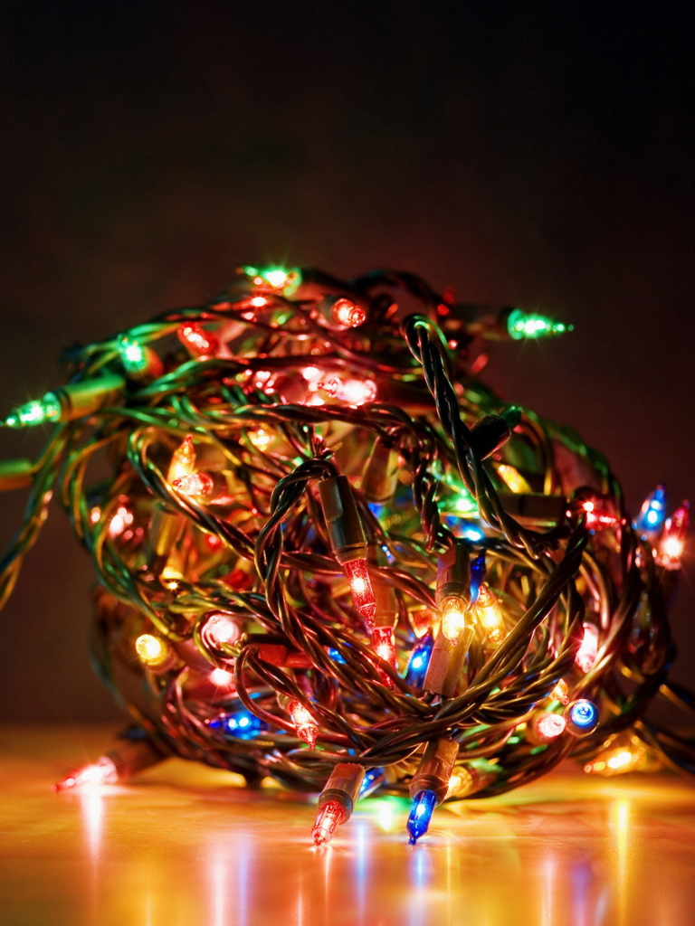 Download mobile wallpaper Christmas, Holiday, Christmas Lights for free.