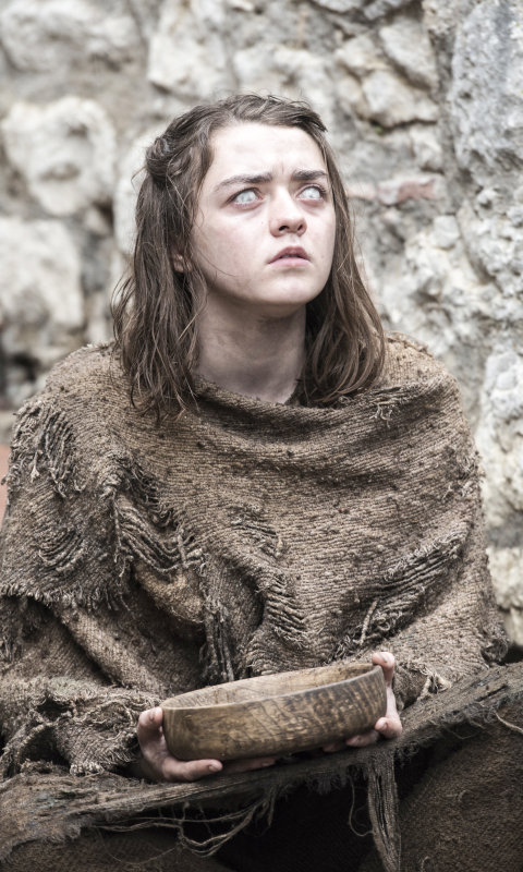 Handy-Wallpaper Fernsehserien, Game Of Thrones: Das Lied Von Eis Und Feuer, Maisie Williams, Arya Stark kostenlos herunterladen.