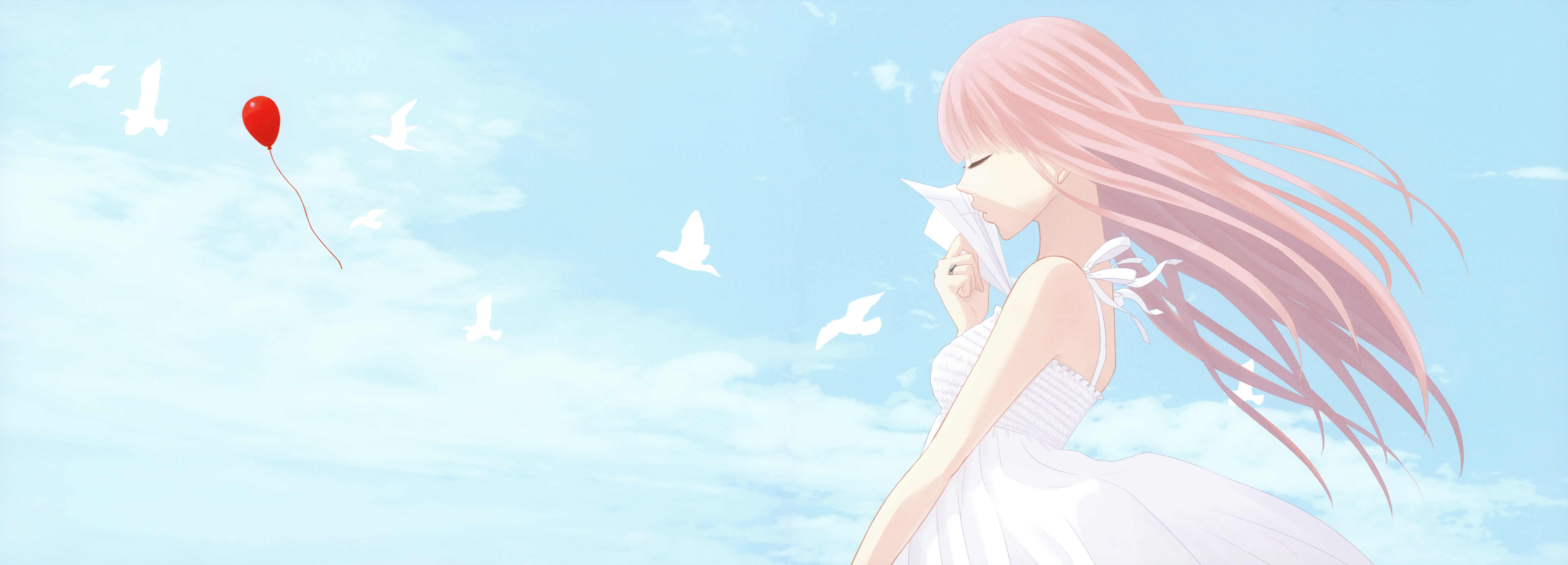 Download mobile wallpaper Anime, Sky, Vocaloid, Luka Megurine, Just Be Friends (Vocaloid) for free.