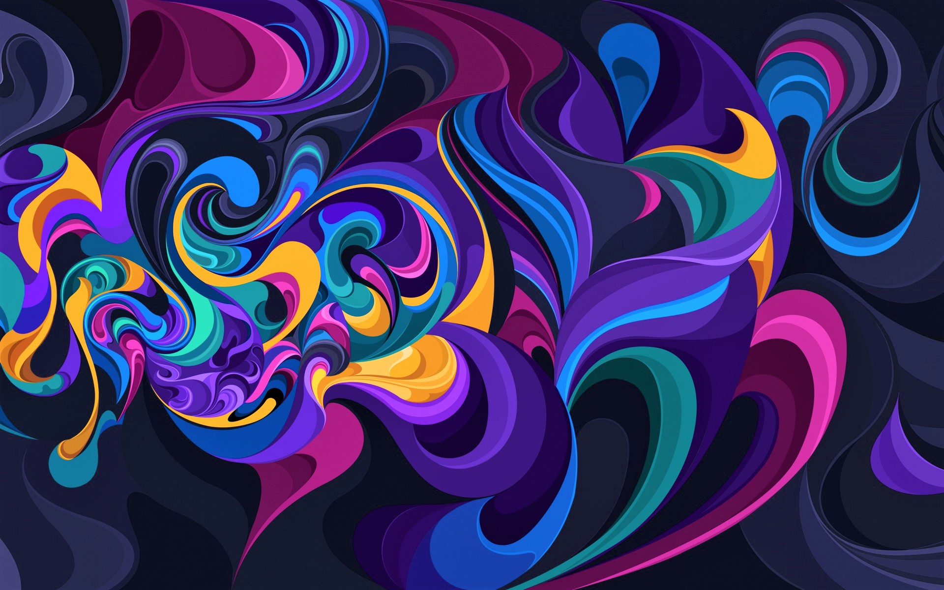 Free download wallpaper Abstract, Colors, Colorful, Swirl on your PC desktop