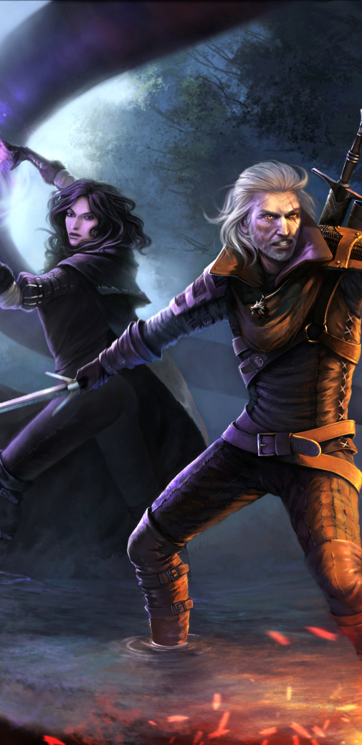 Descarga gratuita de fondo de pantalla para móvil de Videojuego, El Brujo, Geralt De Rivia, Wiedzmin 3: Dziki Gon, Yennefer De Vengerberg.