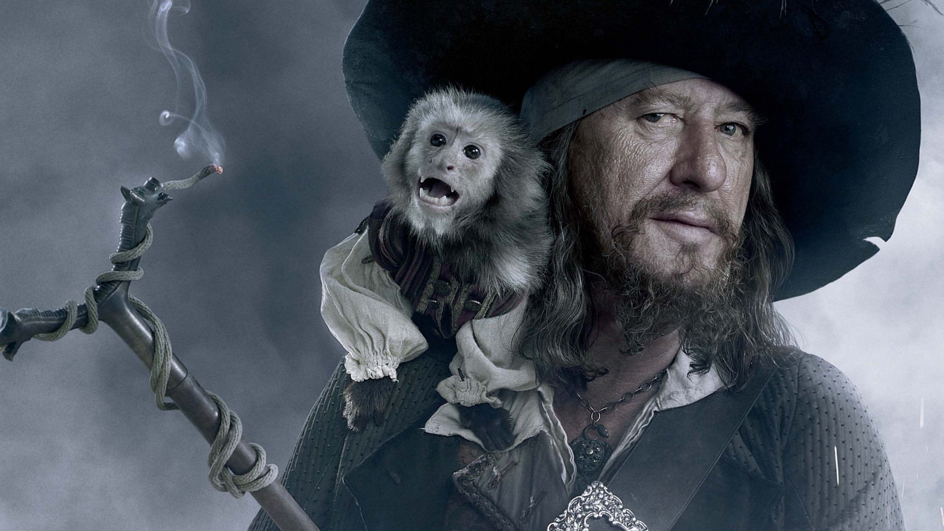 pirates of the caribbean, movie, pirates of the caribbean: at world's end, geoffrey rush, hector barbossa