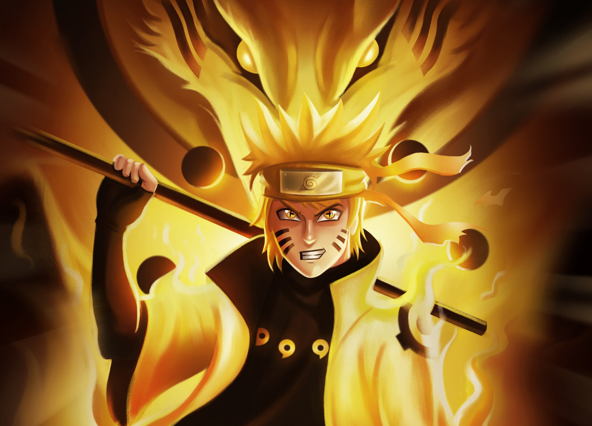 Téléchargez gratuitement l'image Naruto, Animé, Naruto Uzumaki, Kurama (Naruto) sur le bureau de votre PC