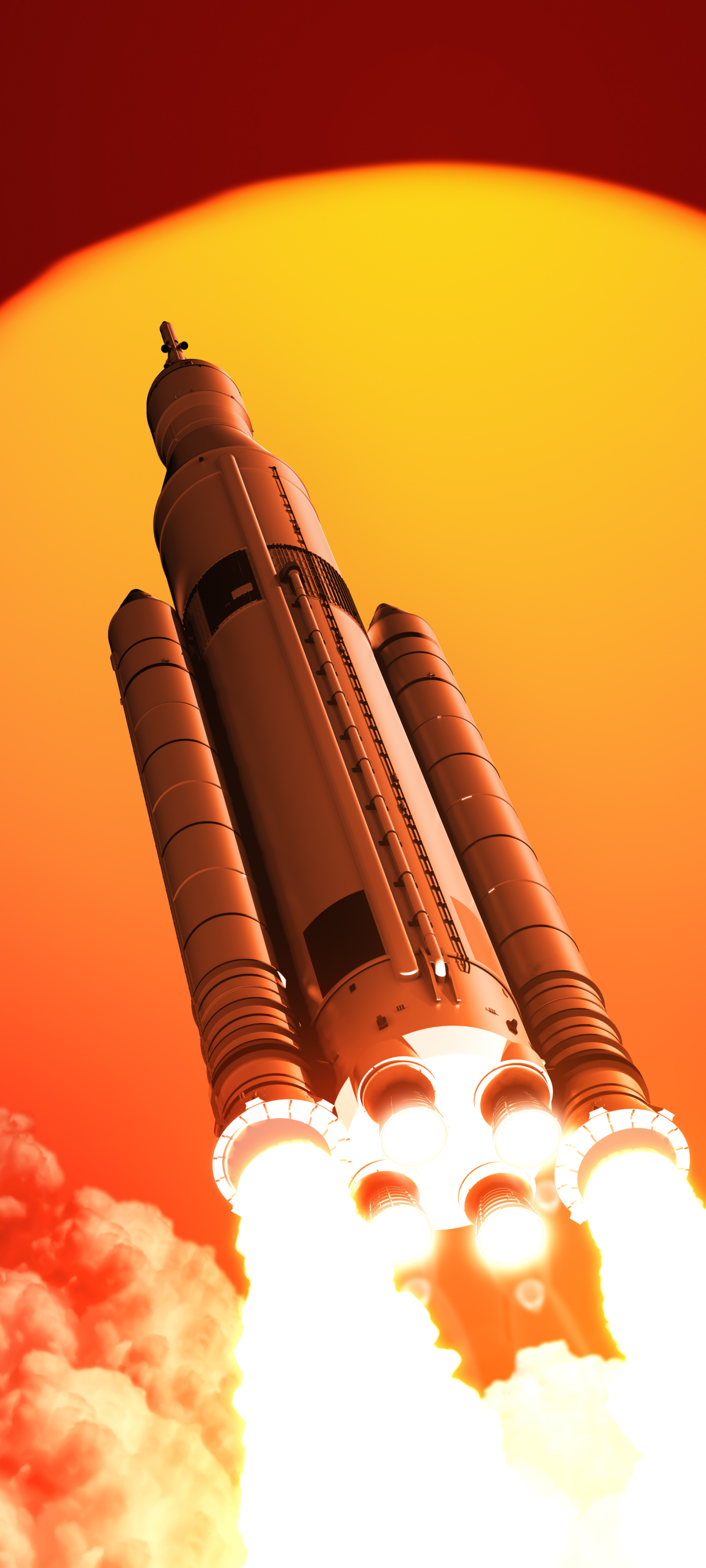 Download mobile wallpaper Rocket, Sci Fi for free.