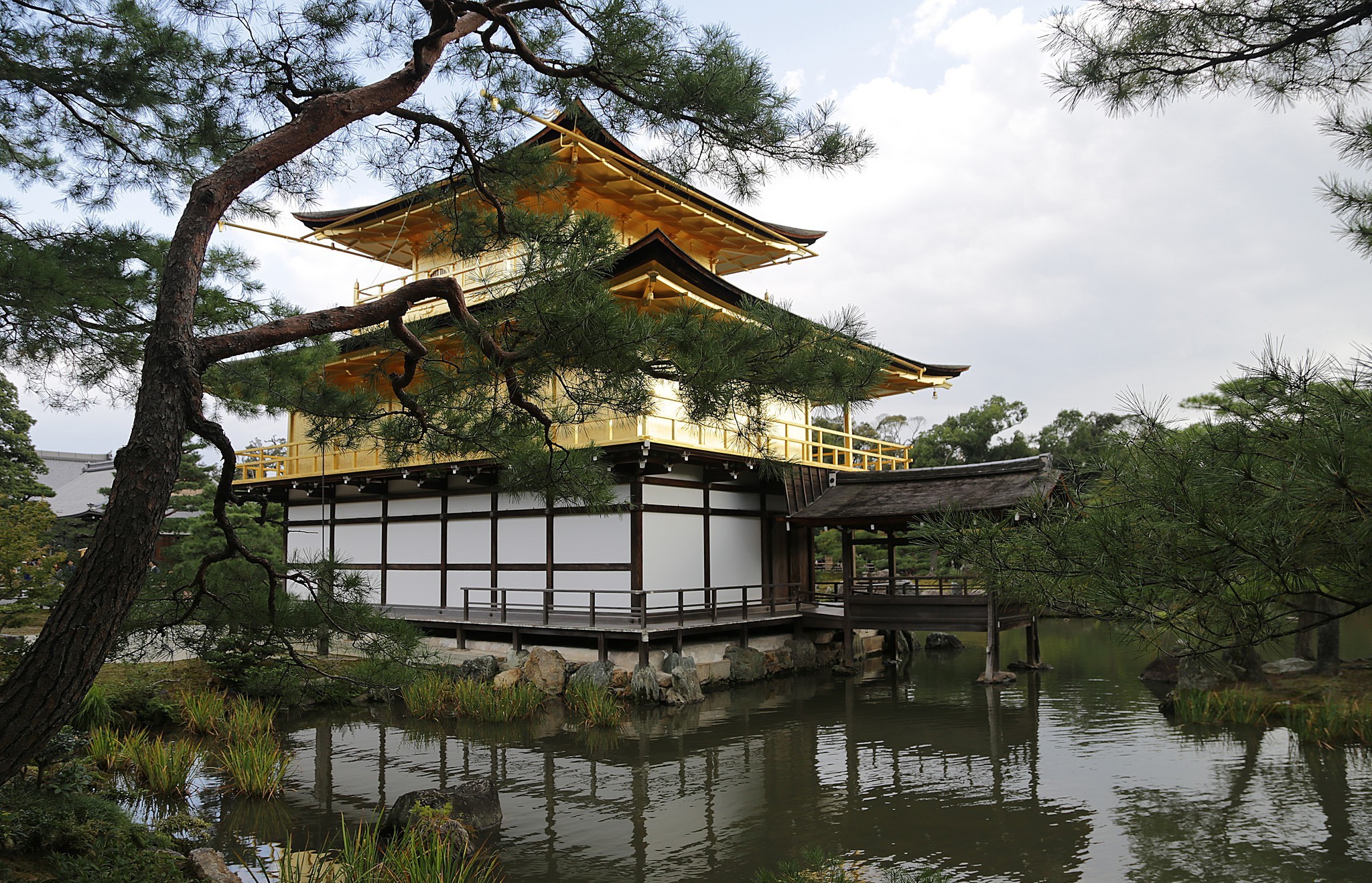 349419 Hintergrundbild herunterladen religiös, kinkaku ji, goldener tempel, japan, kyōto, tempel, der tempel des goldenen pavillons - Bildschirmschoner und Bilder kostenlos