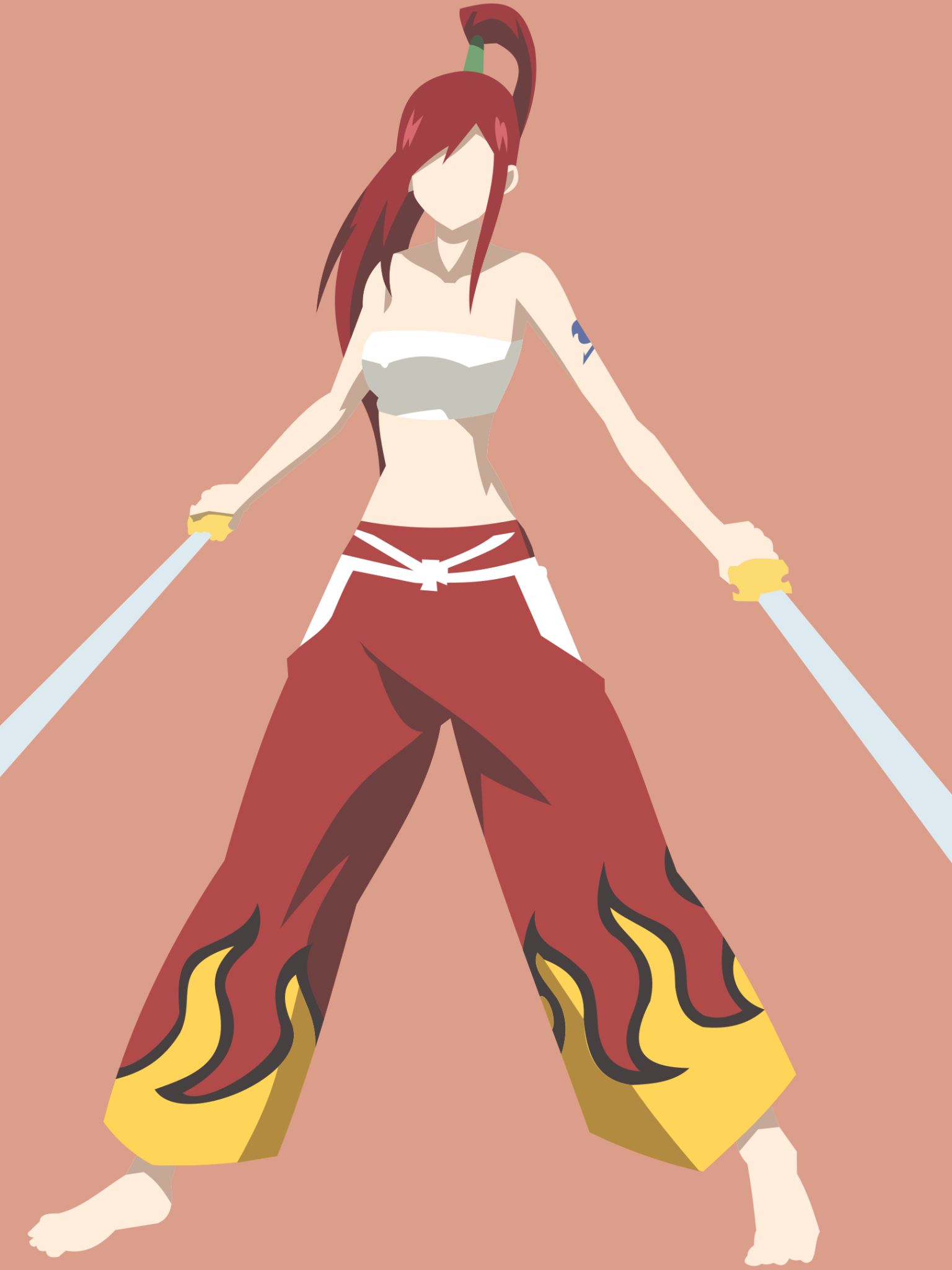 Handy-Wallpaper Animes, Fairy Tail, Erza Scarlet kostenlos herunterladen.