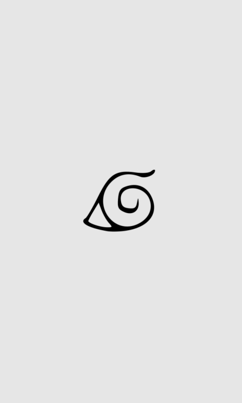 Descarga gratuita de fondo de pantalla para móvil de Naruto, Logo, Animado, Minimalista.