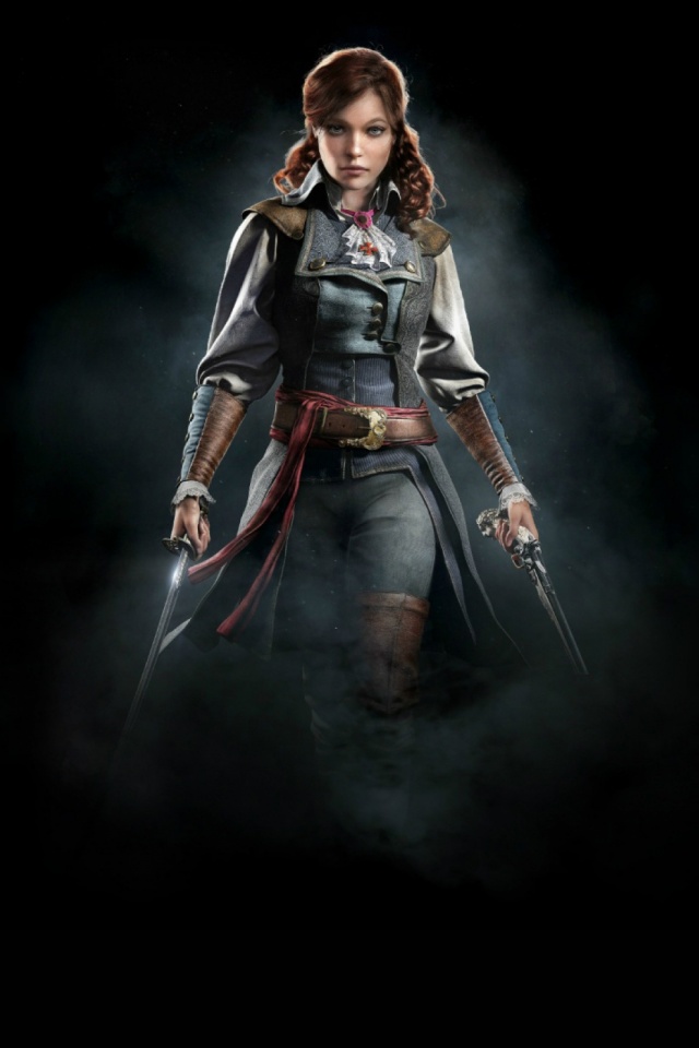 Download mobile wallpaper Assassin's Creed, Weapon, Knife, Video Game, Gun, Woman Warrior for free.