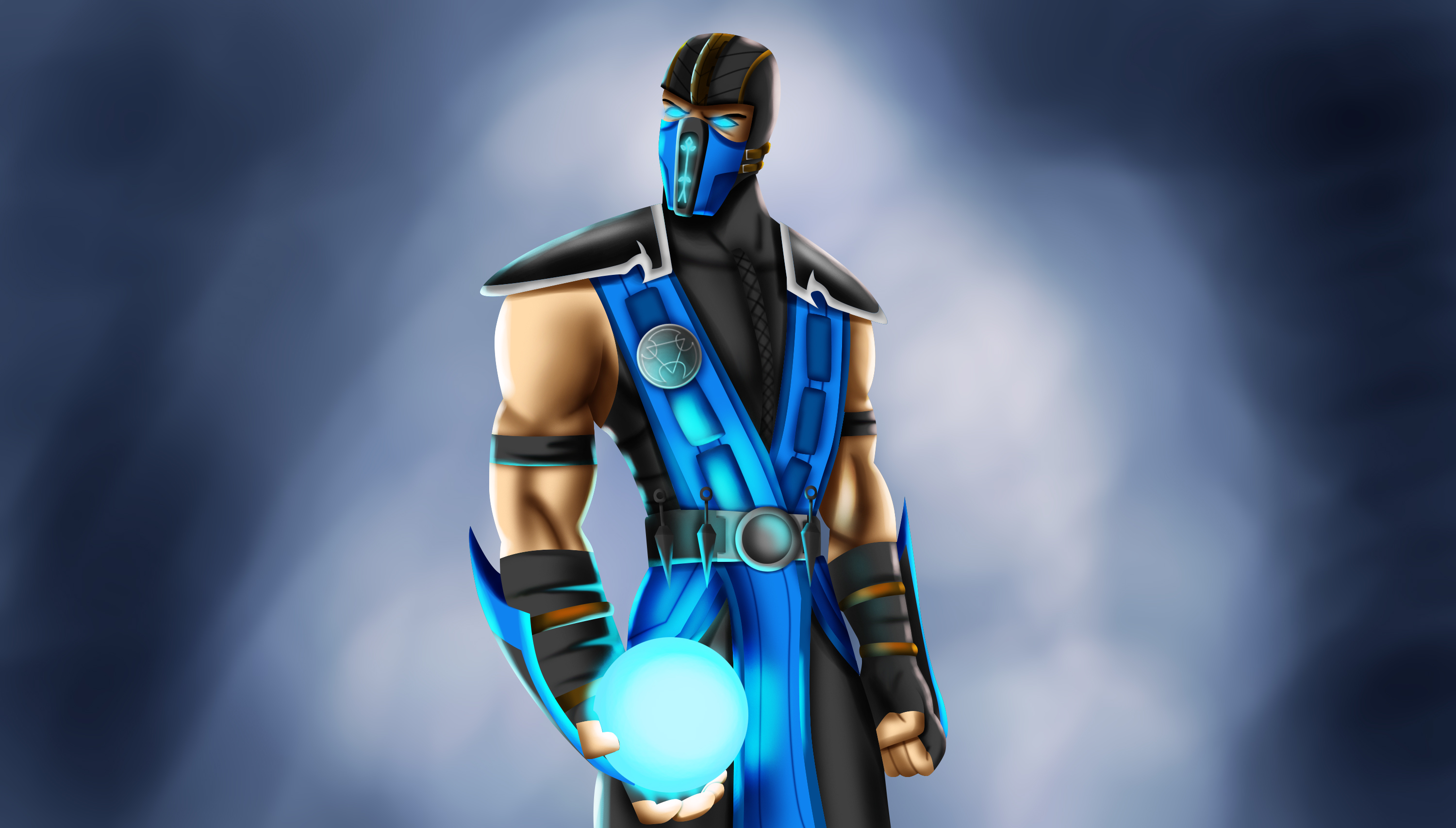 Laden Sie das Mortal Kombat, Computerspiele, Sub Zero (Mortal Kombat)-Bild kostenlos auf Ihren PC-Desktop herunter