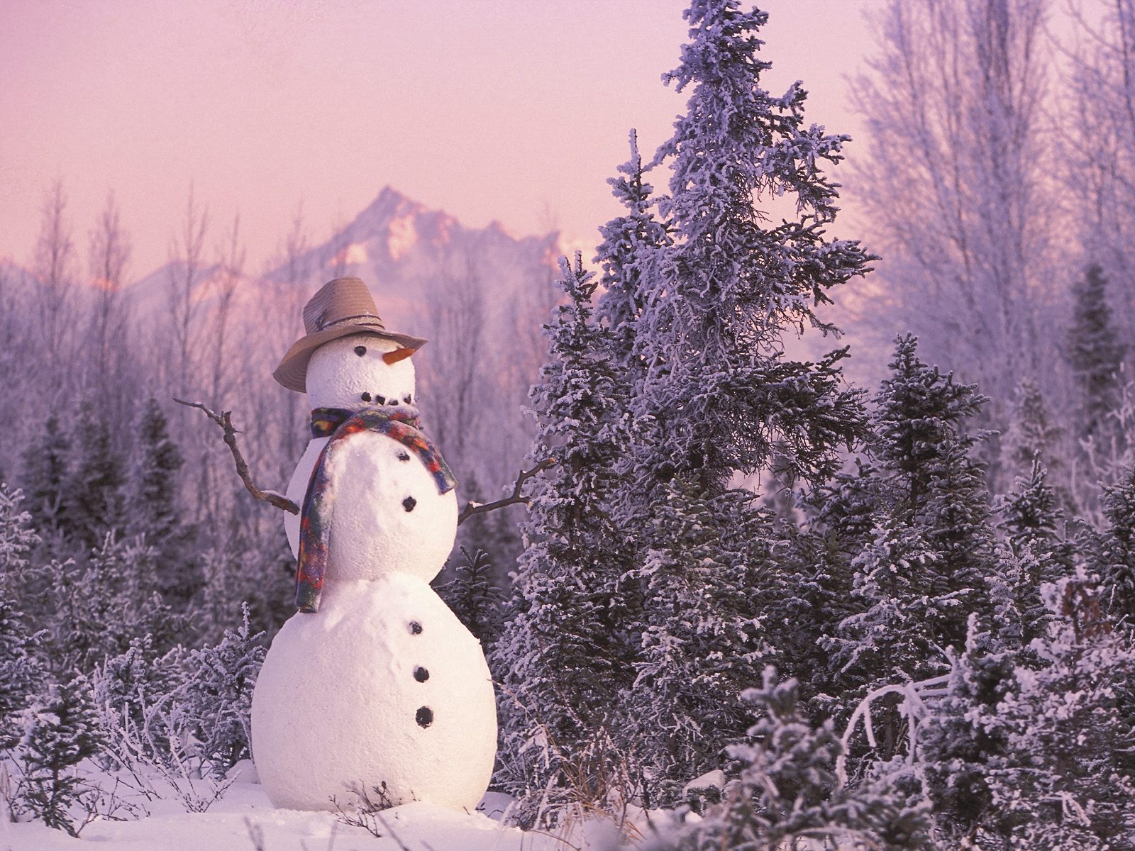 Download mobile wallpaper Winter, Snowman, Photography for free.